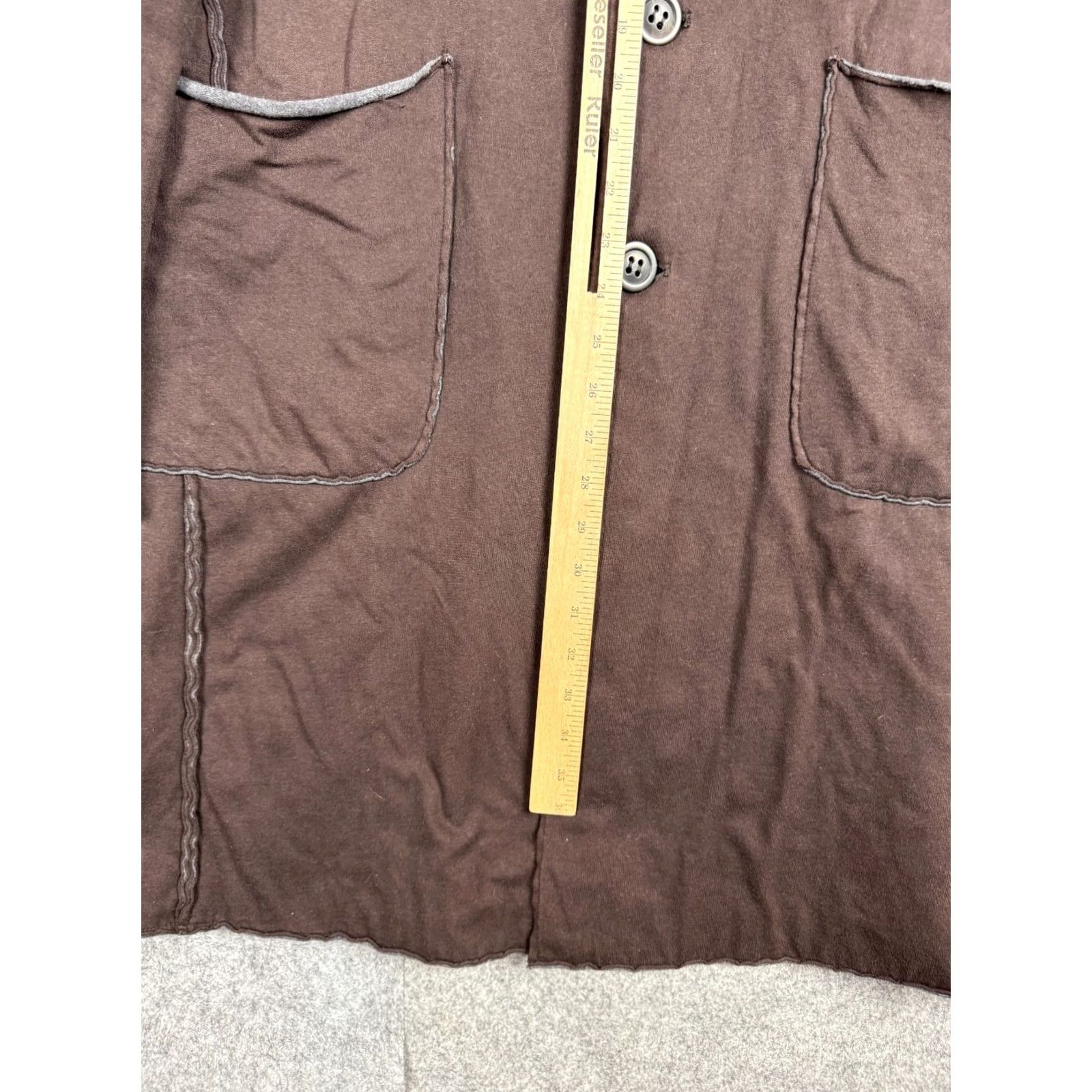 Vintage VINTAGE Peachoo Krejberg Coat Jacket Women's 4 Brown Button Up Pockets Chore Cotton Soft Jacket Size S / US 4 / IT 40 - 7 Thumbnail