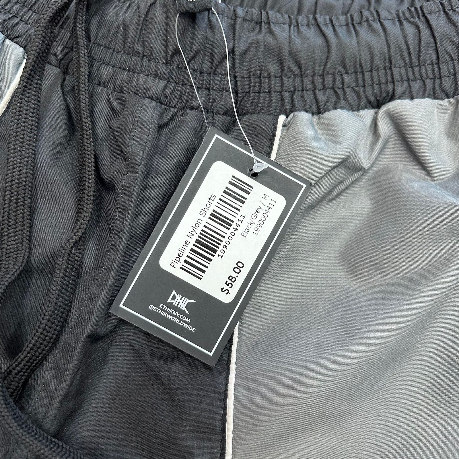 Ethik New Ethik Worldwide Pipeline Nylon Shorts Gray Black Medium Size US 30 / EU 46 - 4 Thumbnail