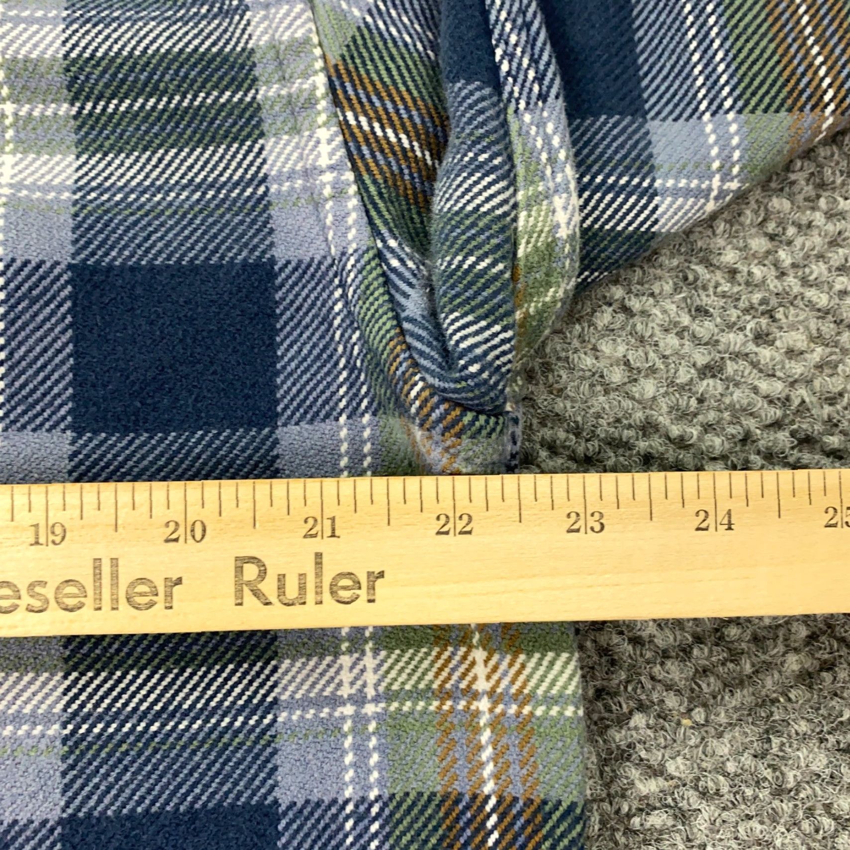 Vintage VTG Alaska Wilderness Gear Flannel Shirt Mens Large Blue Plaid Button Up Size US L / EU 52-54 / 3 - 7 Thumbnail