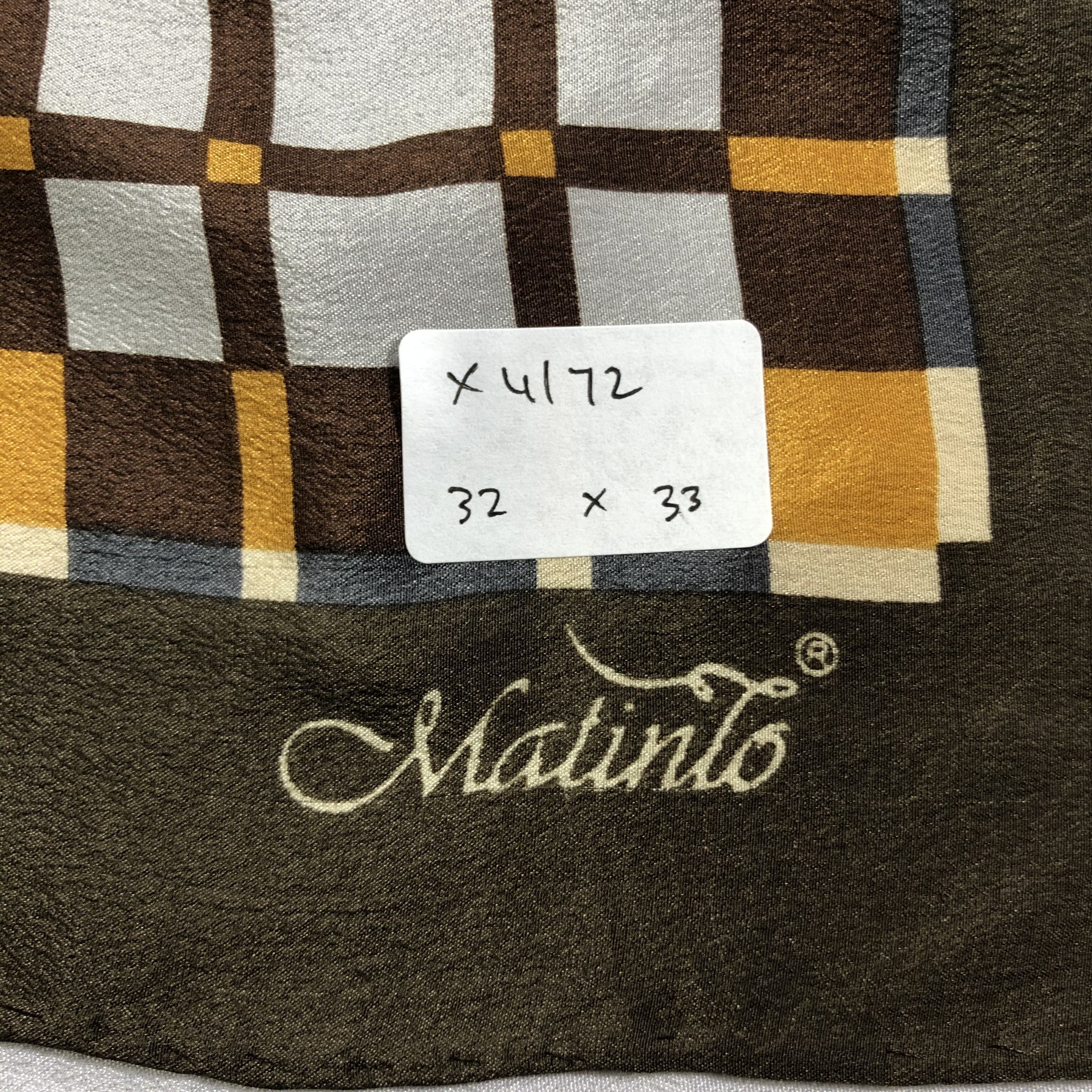 Vintage Vintage Matinlo Silk Scarf Size ONE SIZE - 6 Thumbnail