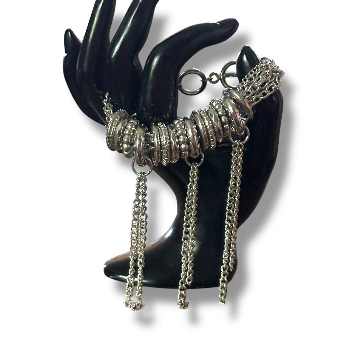 Other Multi chain discs and tassels toggle charm bracelet Size ONE SIZE - 3 Thumbnail