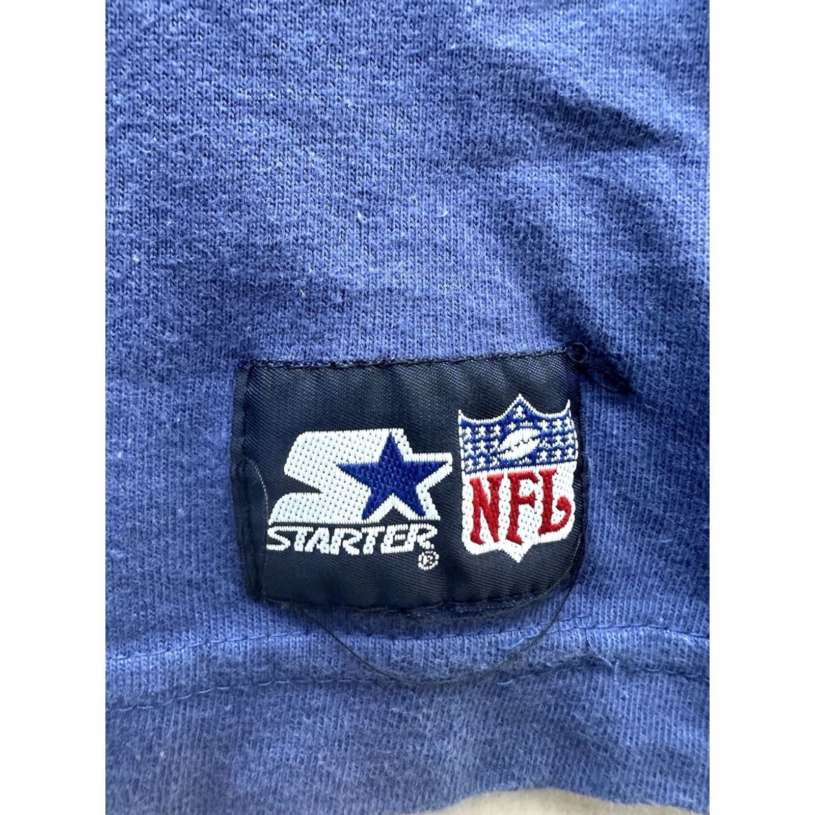 Starter VINTAGE Starter Shirt Mens M Red Brand New England Patriots single stitch Blue Adult Size US M / EU 48-50 / 2 - 3 Thumbnail