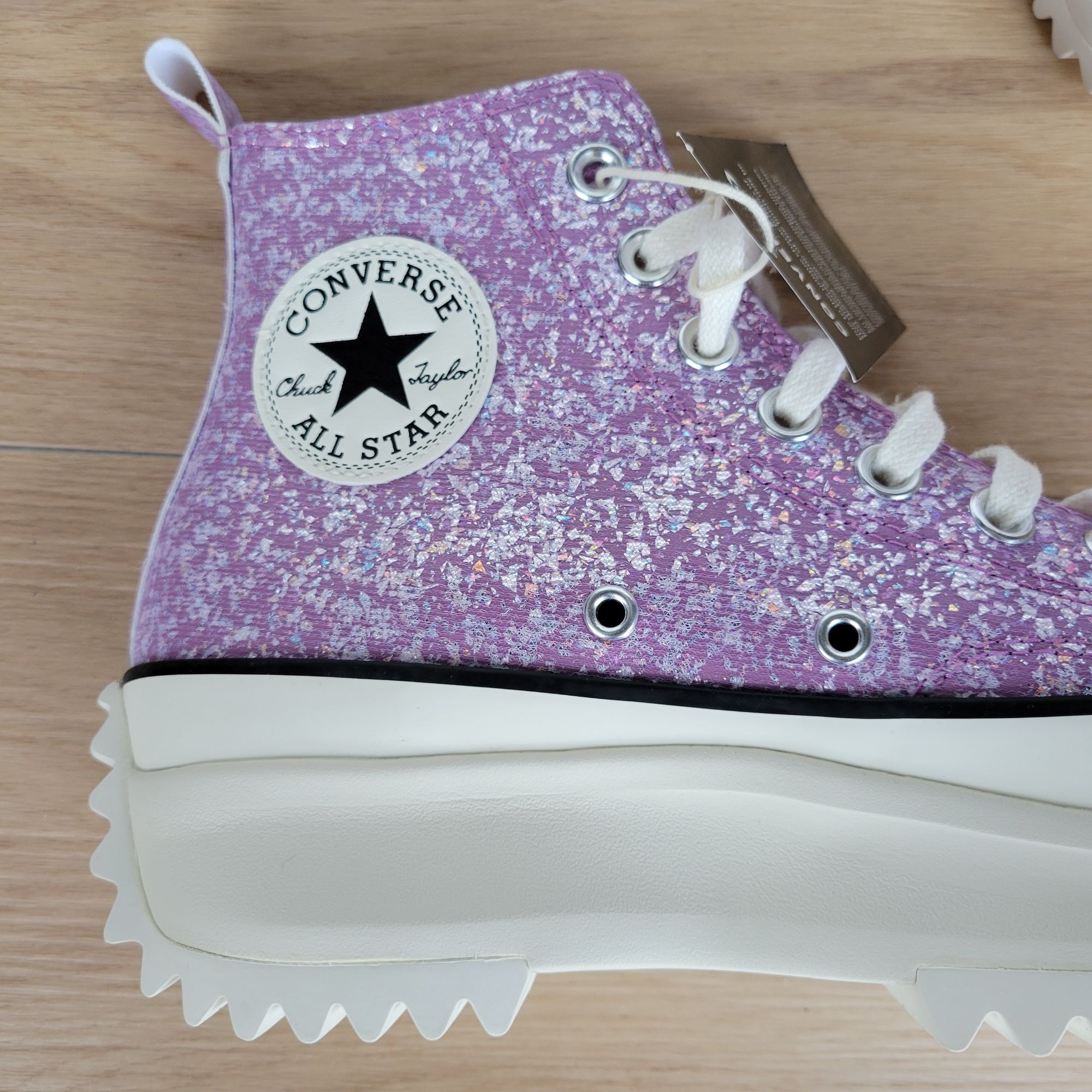 Converse ⭐Converse Run Star Hike Hi 7.5 Mens Shoes Sneaker Purple Gli Size US 7.5 / EU 40-41 - 6 Thumbnail