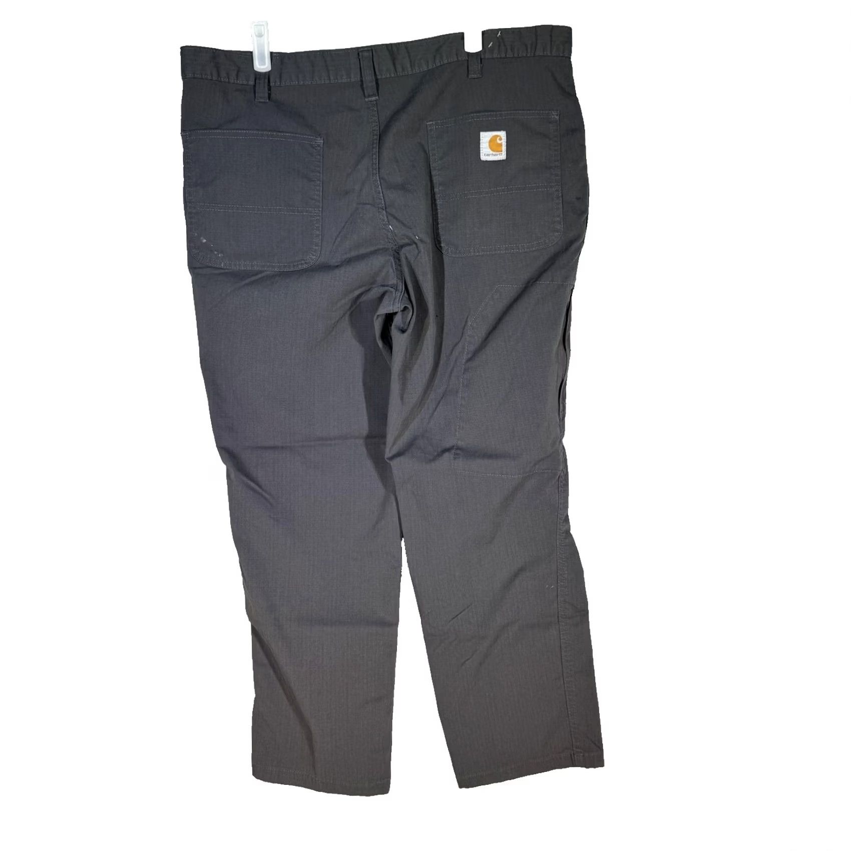 Carhartt VINTAGE Carhartt Ripstop Pants Mens 36x28 Gray Relaxed Fit Utility Workwear Good Size US 36 / EU 52 - 2 Thumbnail
