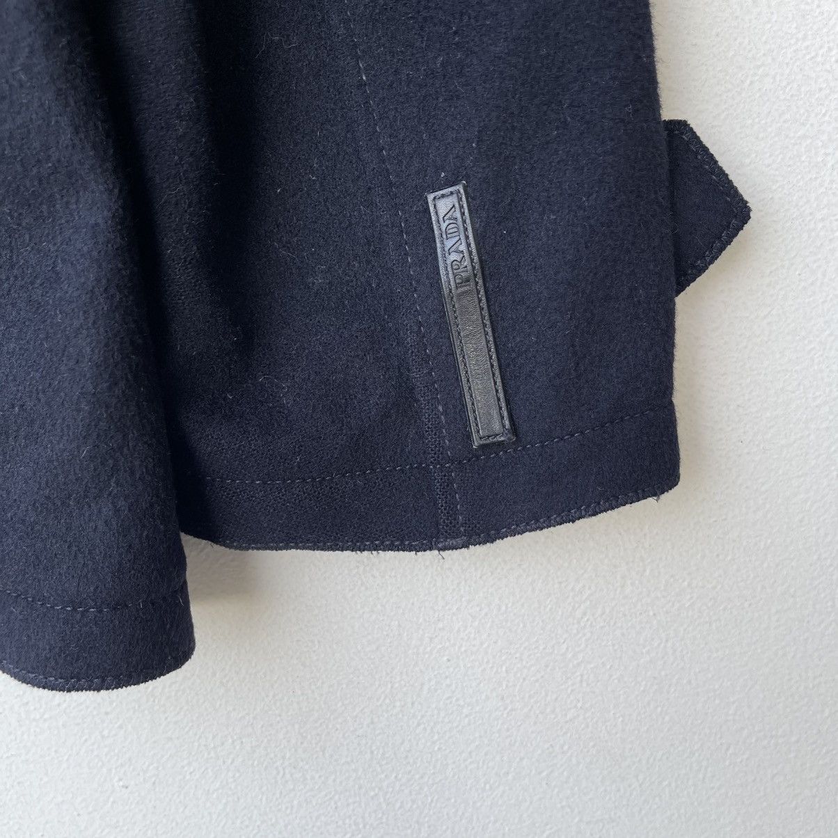 Prada Archival Prada SGV922 Double Breasted Virgin Wool Peacoat Size US M / EU 48-50 / 2 - 12 Thumbnail