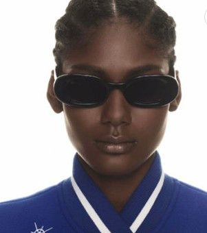 Off-White OERI087 AMALFI 6055 Sunglasses Havana Oval Frame