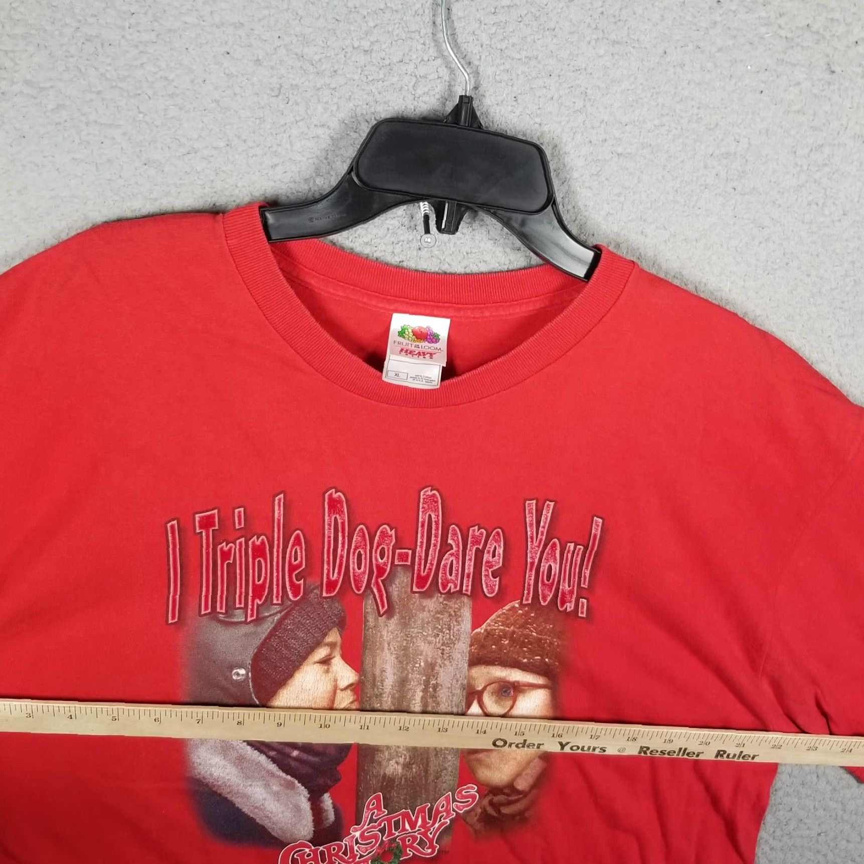 Vintage VINTAGE A Christmas Story Movie T-Shirt Tee XL Red Graphic Print 80s Christmas Mens Size US XL / EU 56 / 4 - 7 Thumbnail