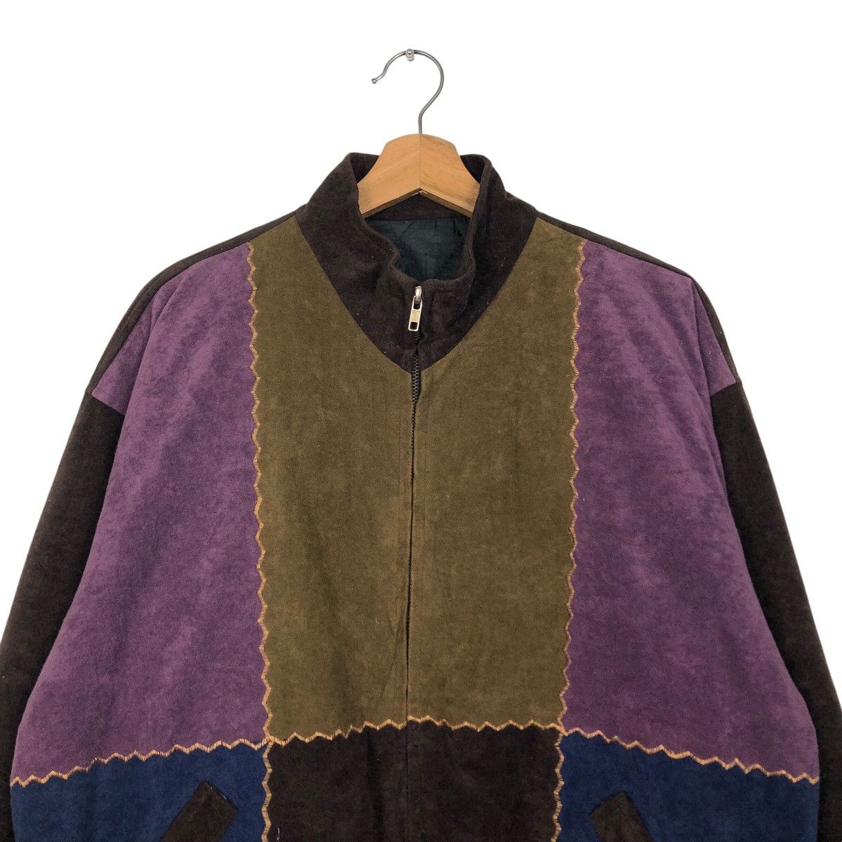 Japanese Brand 📌Vintage Bomber Jacket Multi Colour Issey Miyake Size US M / EU 48-50 / 2 - 3 Thumbnail