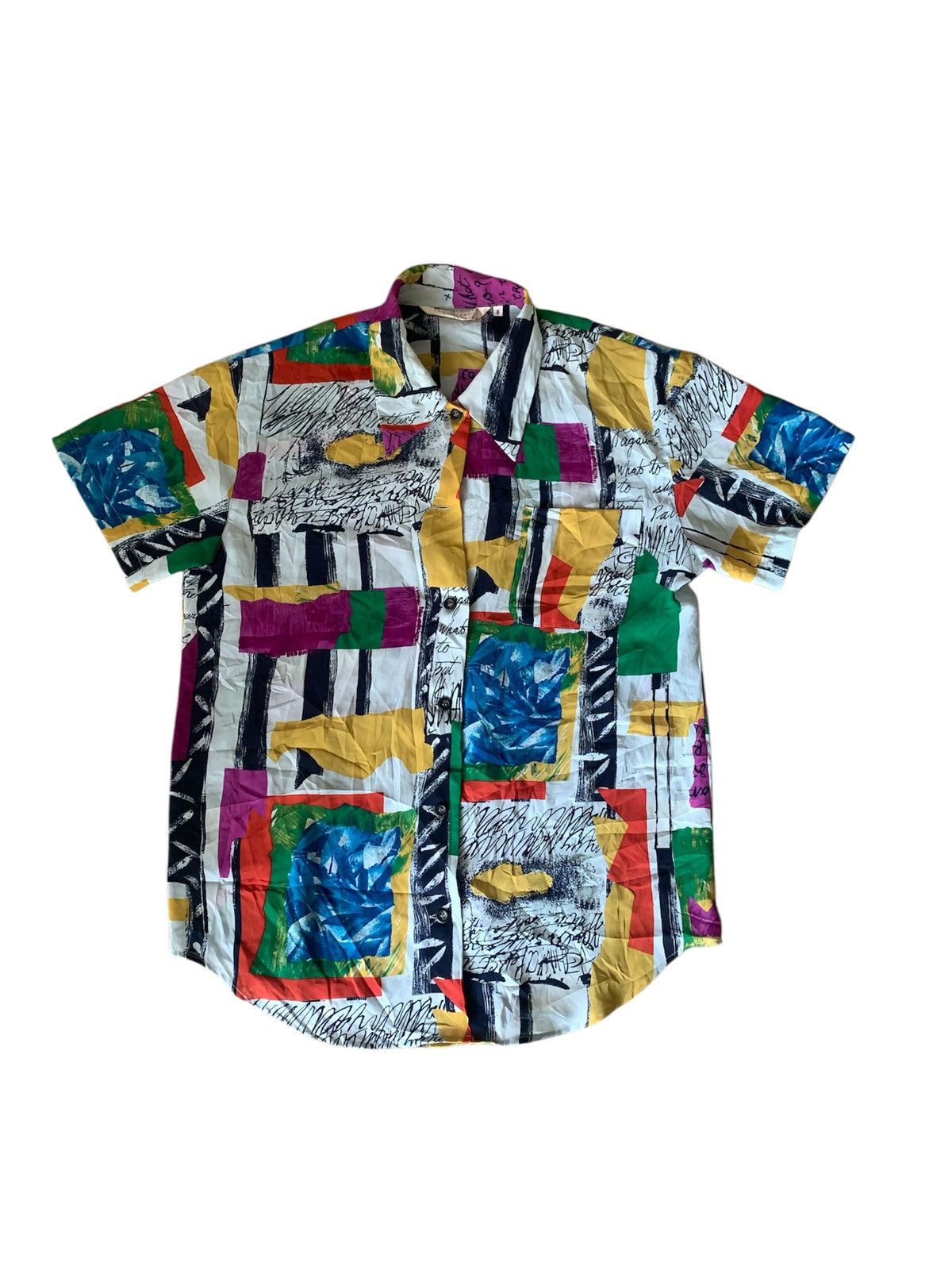 Vintage Vintage multicolour button up shirt Size US M / EU 48-50 / 2 - 1 Thumbnail