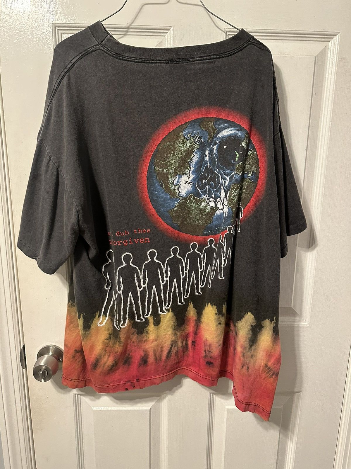 Vintage Vintage 1990s Crystal Rain Metallica Tee Size US XL / EU 56 / 4 - 2 Thumbnail