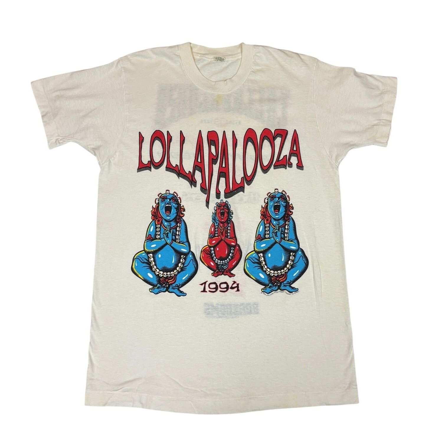 Vintage Vintasge 1994 Lollapalooza T Shirt Mens XL Smashing Pumpkins Size US XL / EU 56 / 4 - 1 Thumbnail