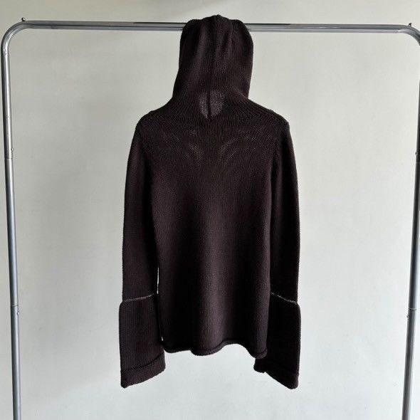 Yohji Yamamoto AW2005 Yohji Yamamoto Y's knit hoodie Size US M / EU 48-50 / 2 - 6 Thumbnail