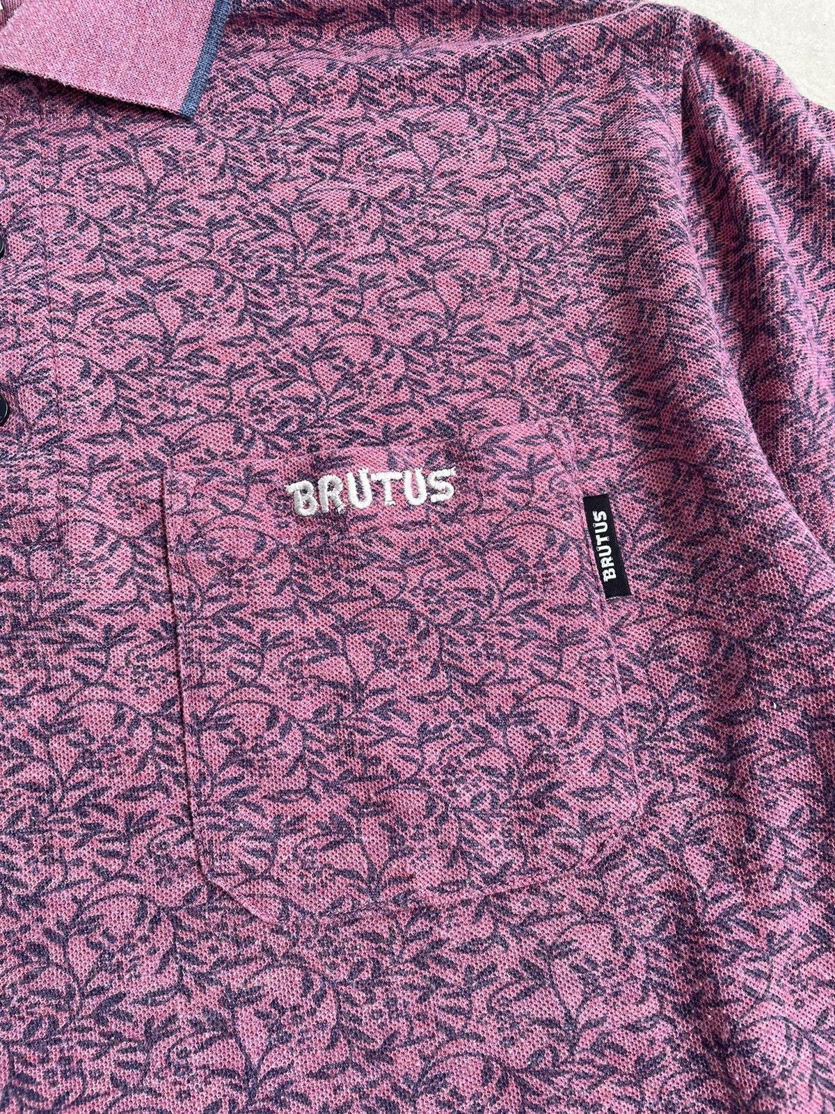 Brutus BRUTUS FLORAL POLO TEE Size US M / EU 48-50 / 2 - 3 Thumbnail