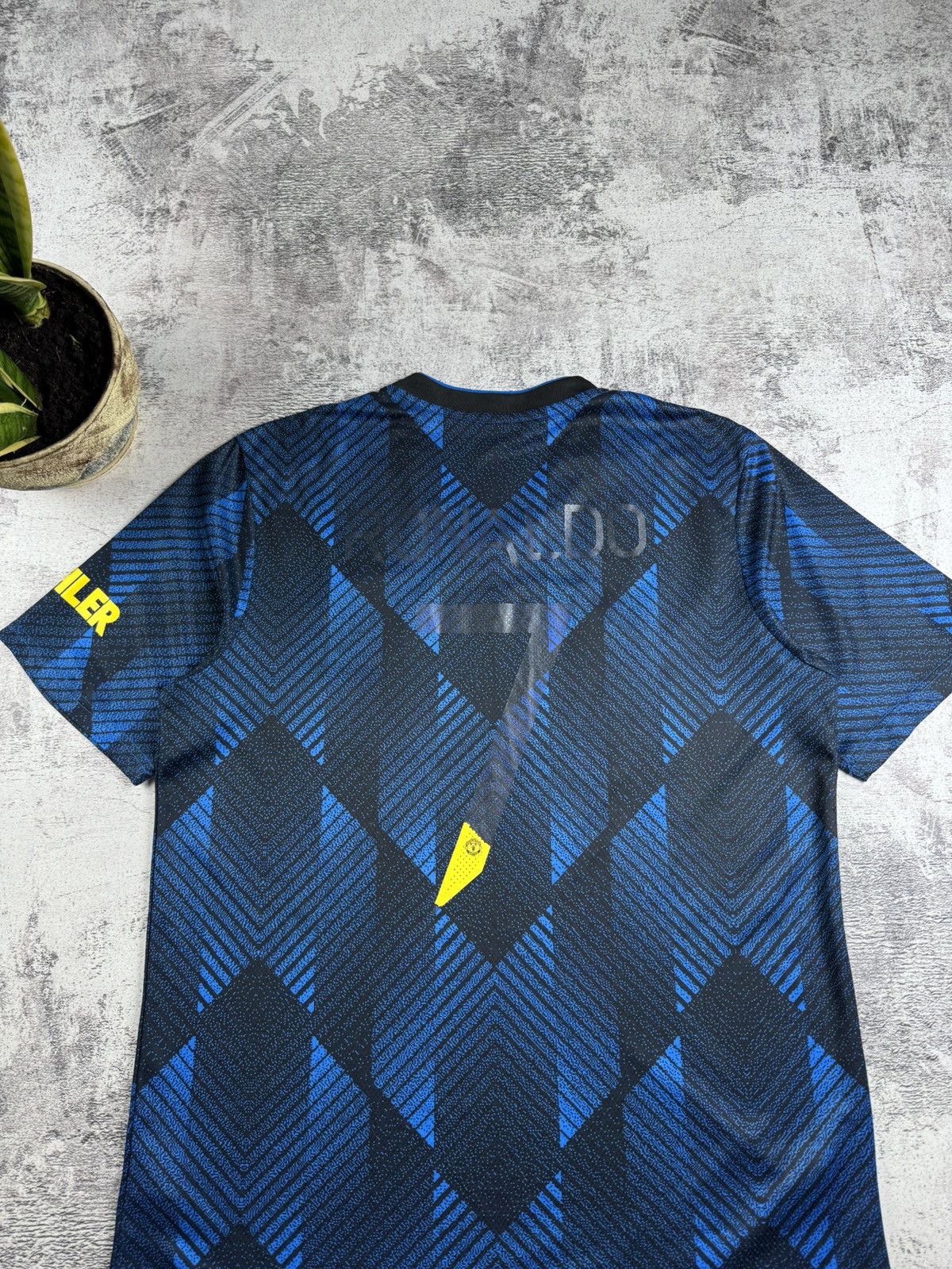 Adidas Manchester United Cristiano Ronaldo 2021/2022 Third Jersey Blockcore T Shirt Tee Size US XXL / EU 58 / 5 - 19 Thumbnail