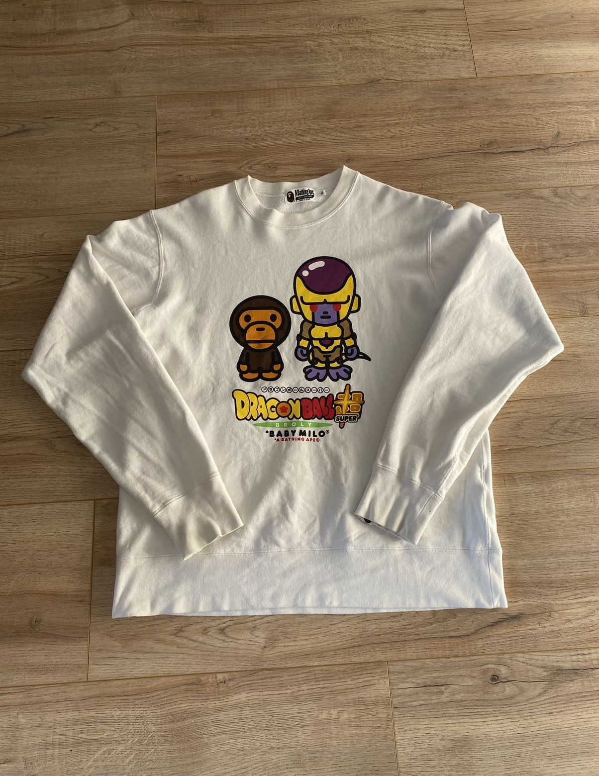 Bape Bape x Dragonball Super Golden Frieza Crewneck Size US XL / EU 56 / 4 - 1 Thumbnail