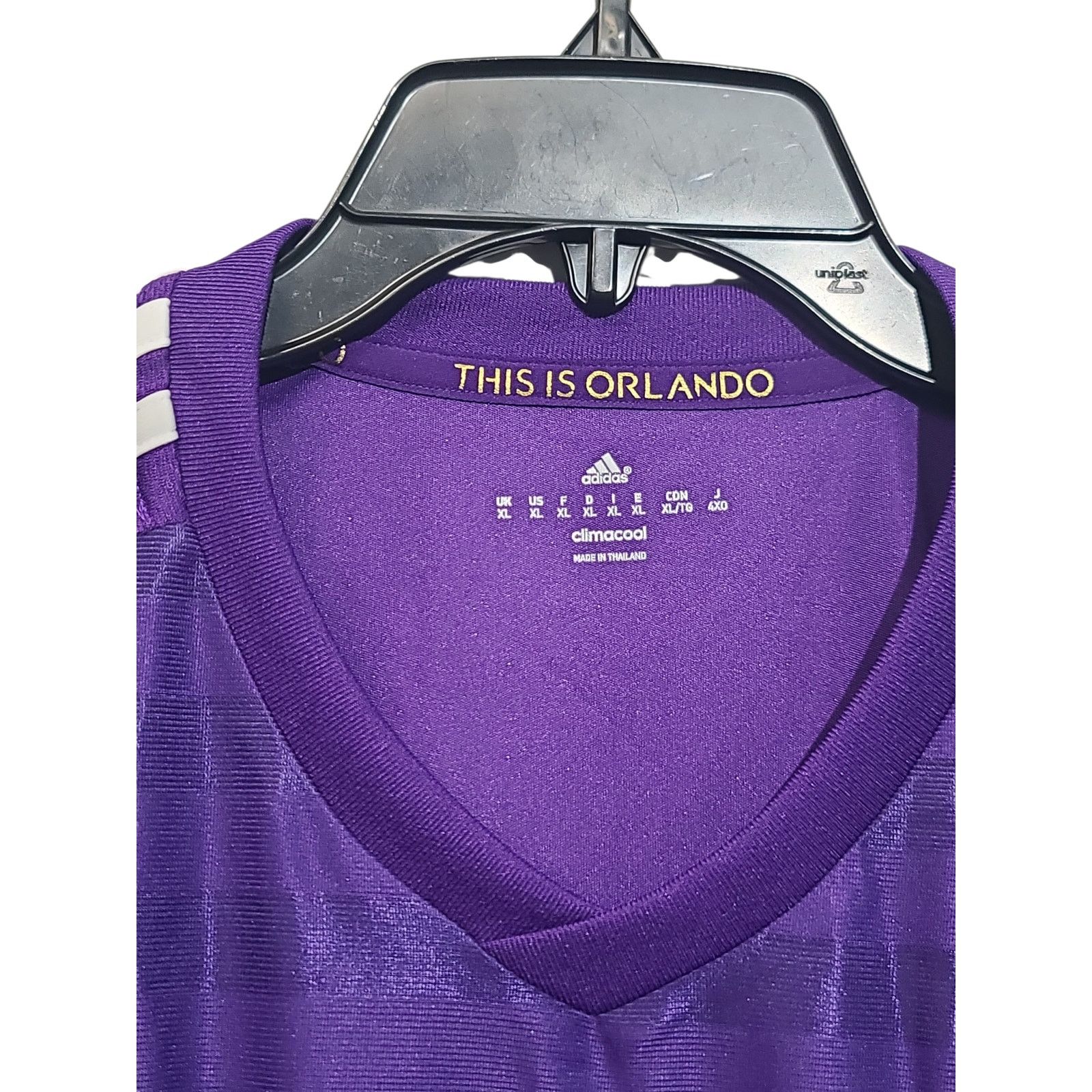 Adidas Adidas Orlando City SC Home Climacool Jersey Purple XL GUC Size US XL / EU 56 / 4 - 5 Thumbnail
