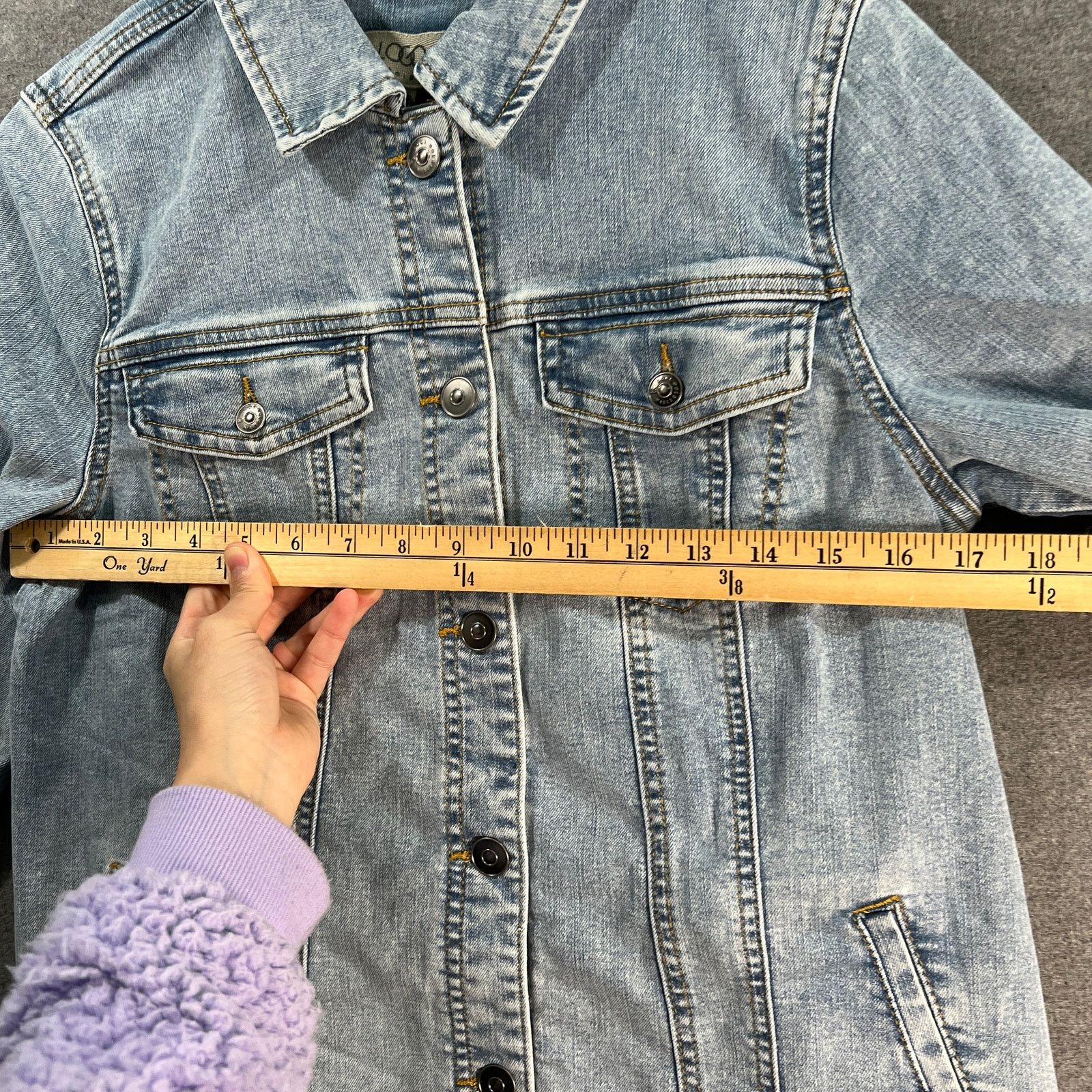 Other LOGO by Lori Goldstein Jeans Jacket Womens Size XS / US 0-2 / IT 36-38 - 7 Thumbnail