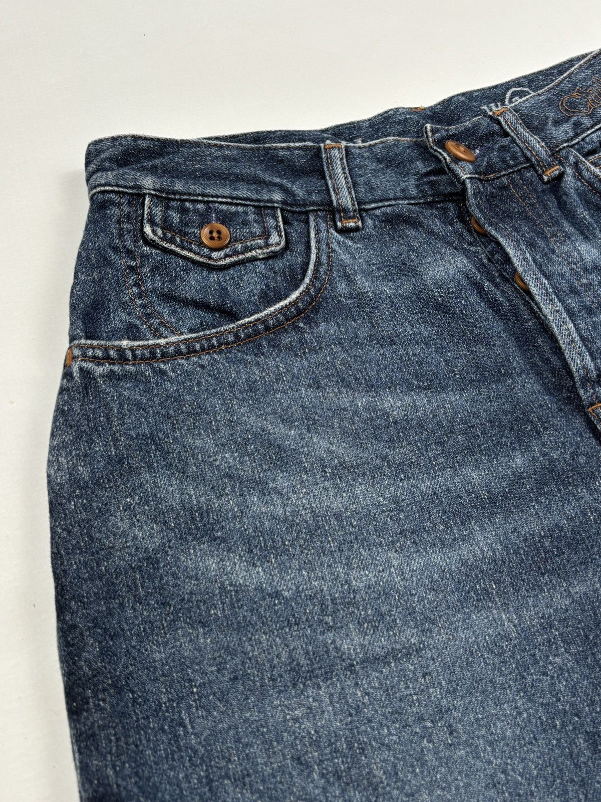 Chloe Merapi Flared Faded Denim Jeans Size 27" / US 4 / IT 40 - 4 Thumbnail