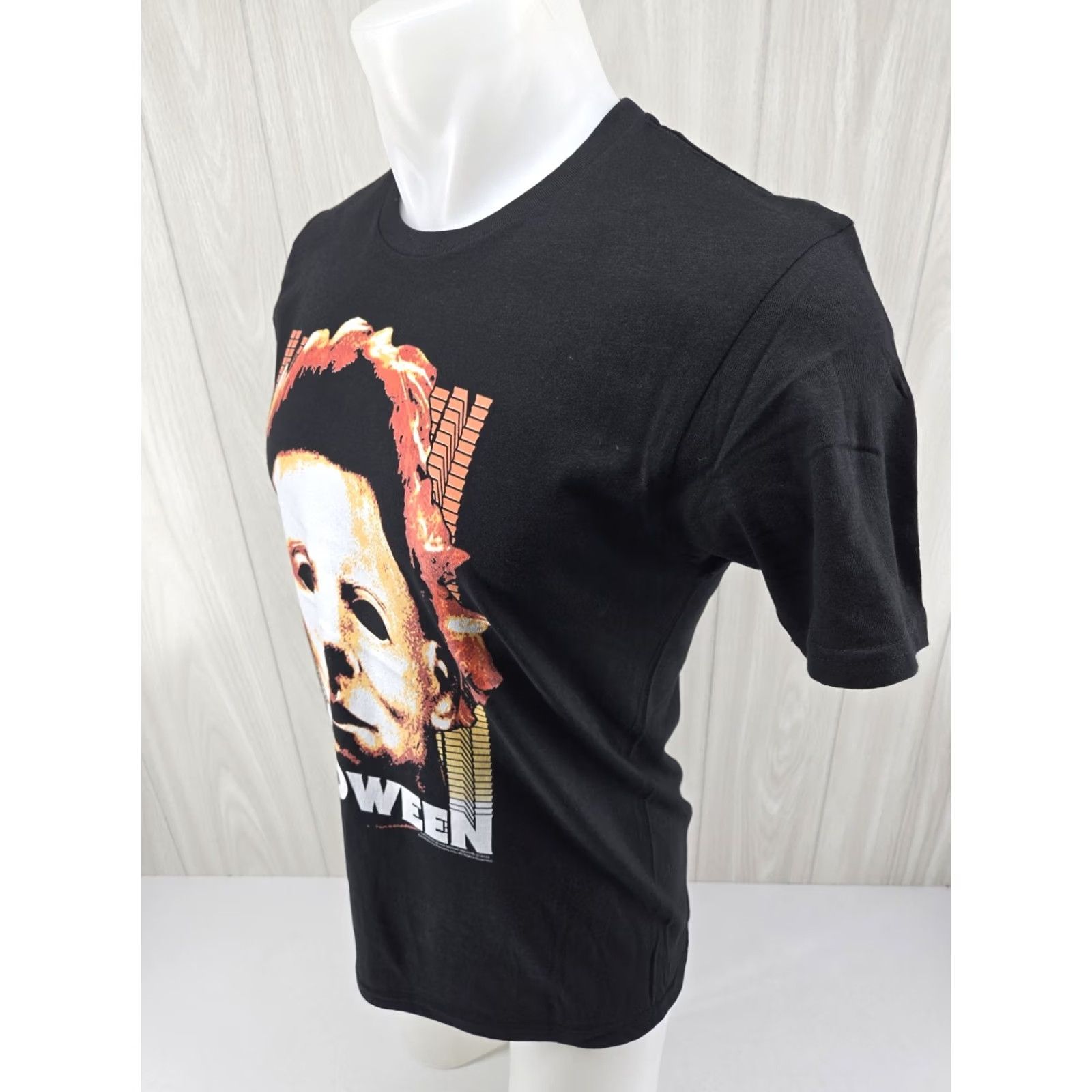 Vintage Halloween Michael Myers Black Mens Shirt Cotton Mens Small Size US S / EU 44-46 / 1 - 5 Thumbnail