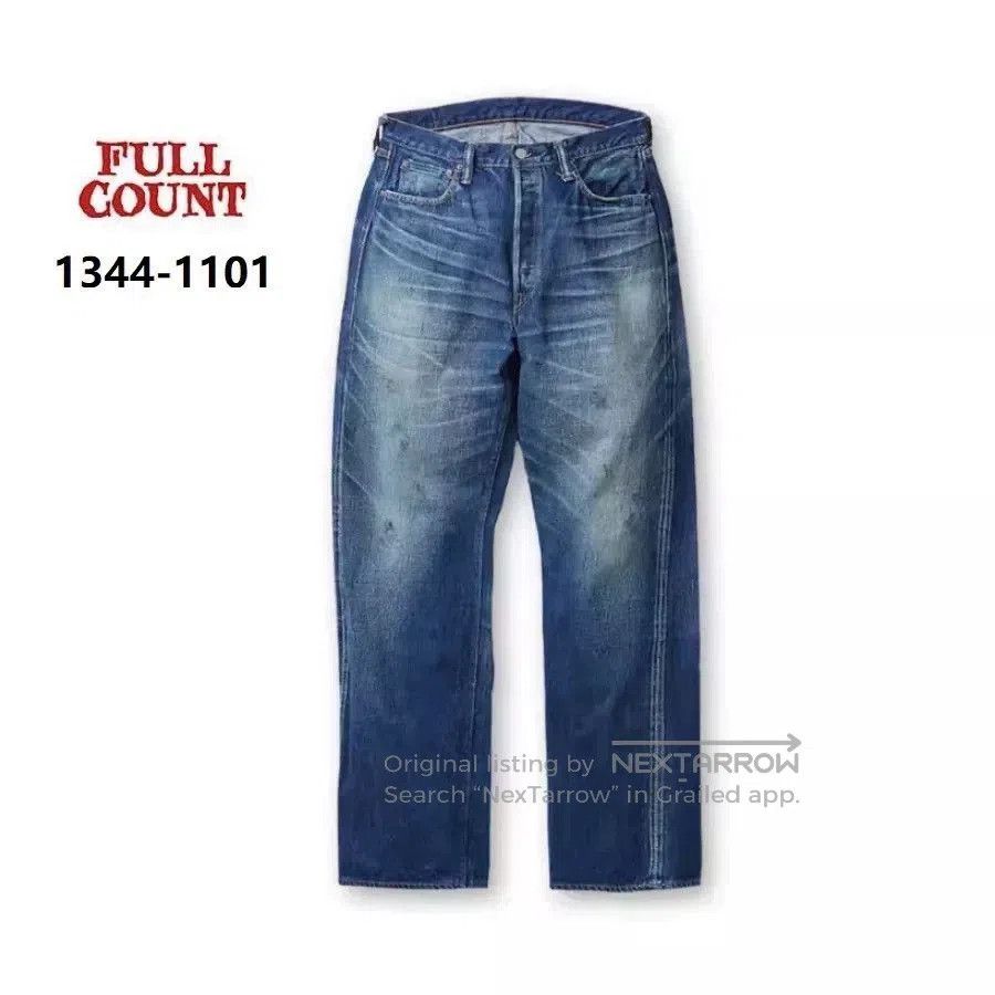 Full Count & Co. Full Count Original Straight Denim Jeans. Size US 32 / EU 48 - 4 Thumbnail