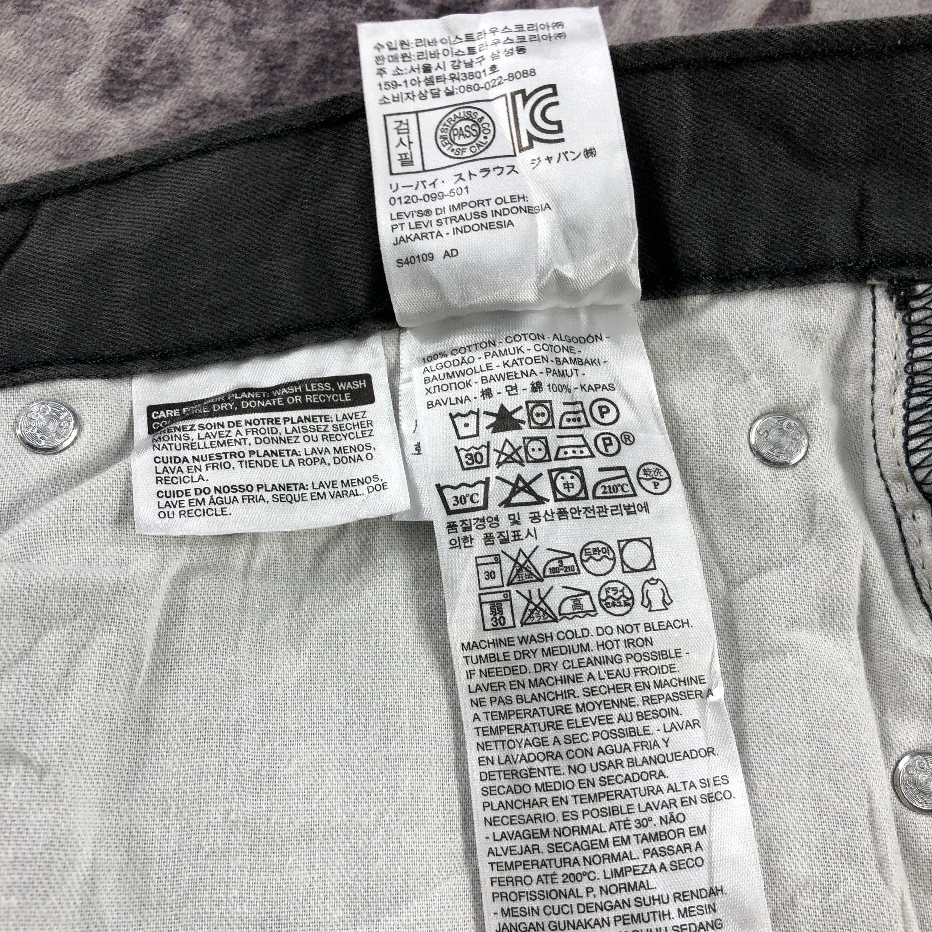 Levi's × Vintage Vintage Faded Black Levis 505 Jeans-JM3167 Size US 36 / EU 52 - 10 Thumbnail