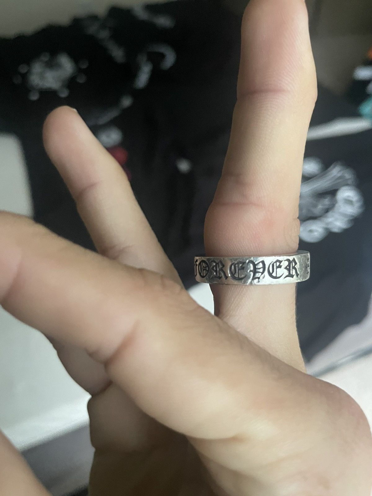 Chrome Hearts Chrome Hearts Forever Ring Size ONE SIZE - 7 Thumbnail