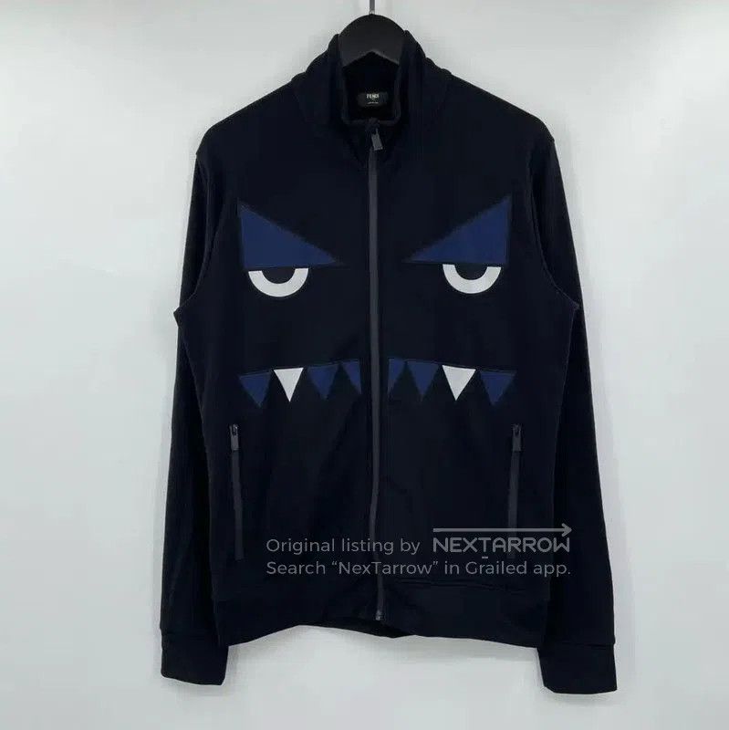Fendi Fendi Black Cotton Long Sleeve Jacket . Size US L / EU 52-54 / 3 - 1 Thumbnail