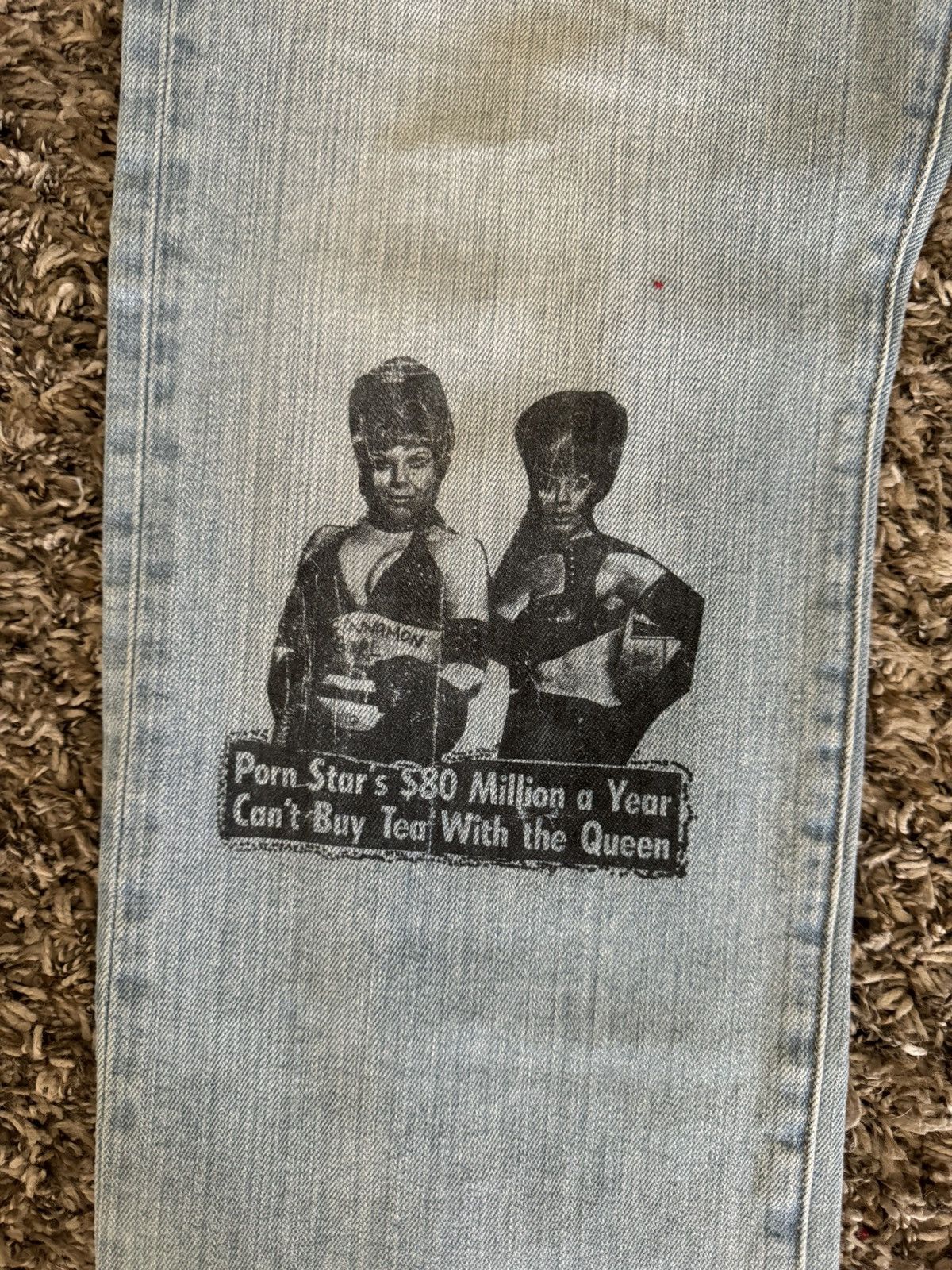 Midnight Studios MIDNIGHT STUDIOS DIRTY BLONDE DENIM Size US 34 / EU 50 - 4 Thumbnail