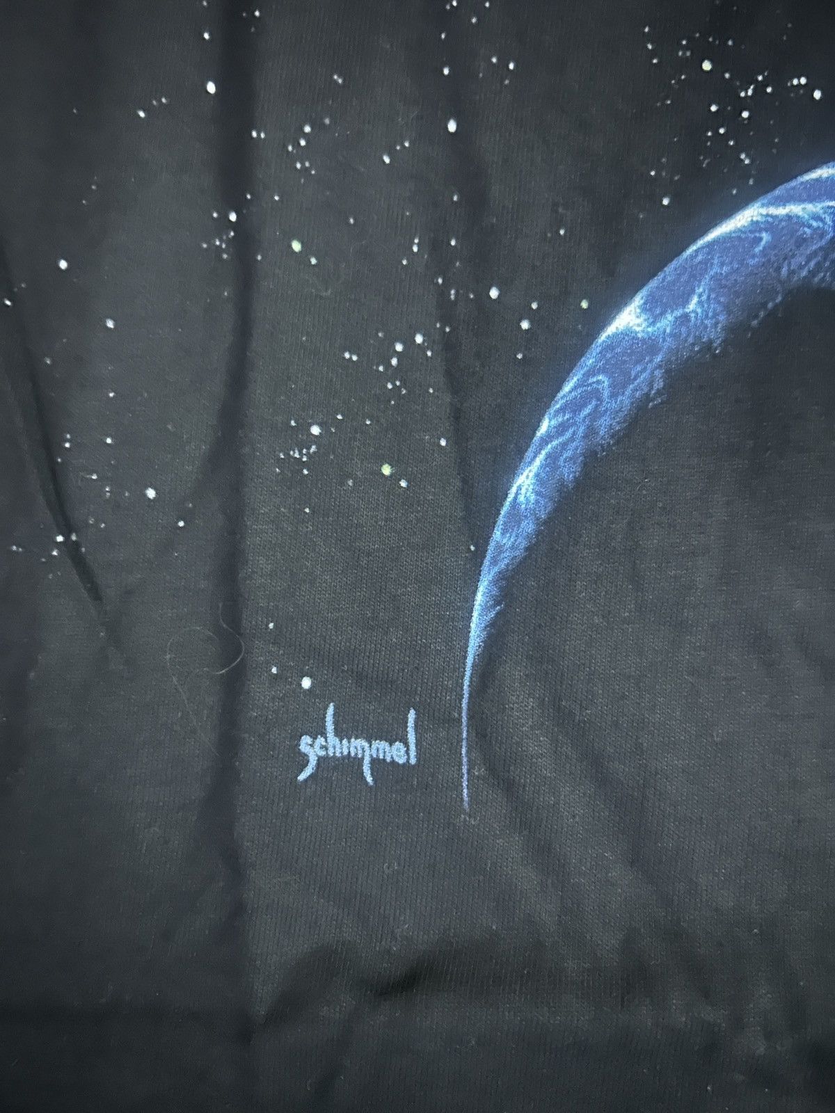 Vintage Vintage 1997 Schim Schimmel Dolphin Space T-Shirt Size US L / EU 52-54 / 3 - 3 Thumbnail