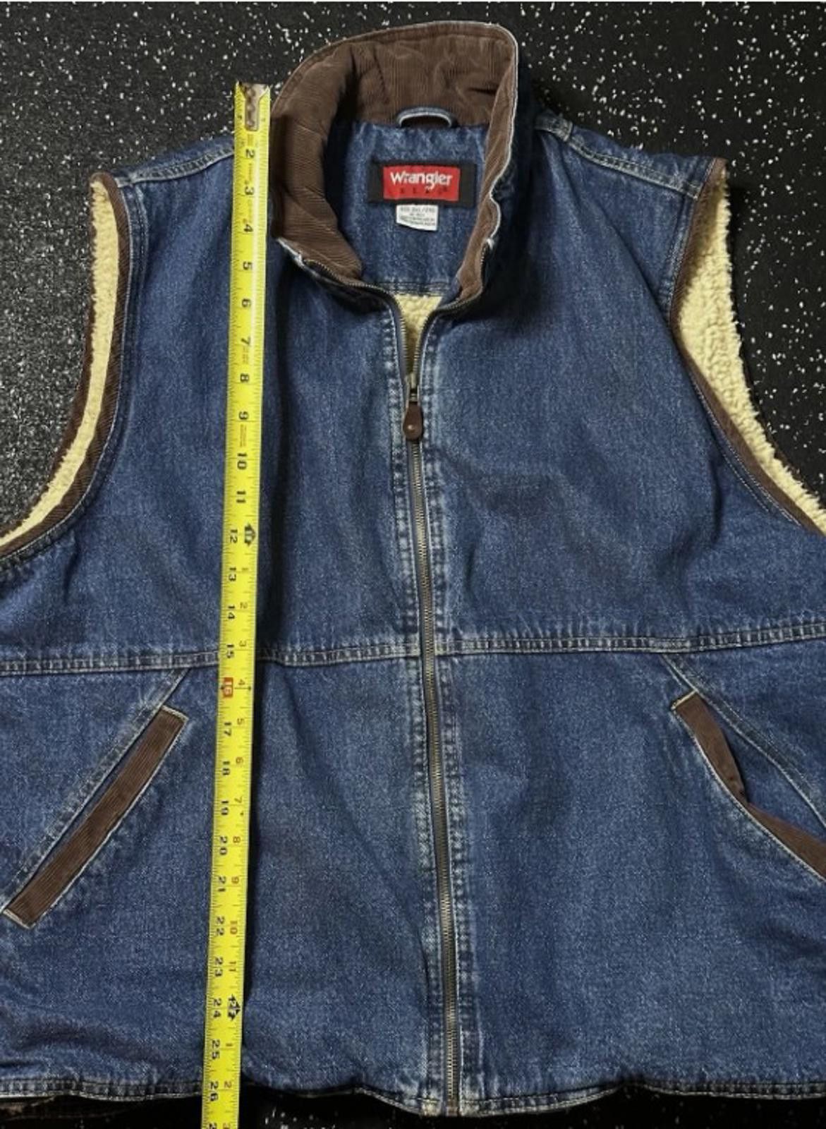 Wrangler Vintage Wrangler Denim Vest Men's 2XL Size US XXL / EU 58 / 5 - 4 Thumbnail