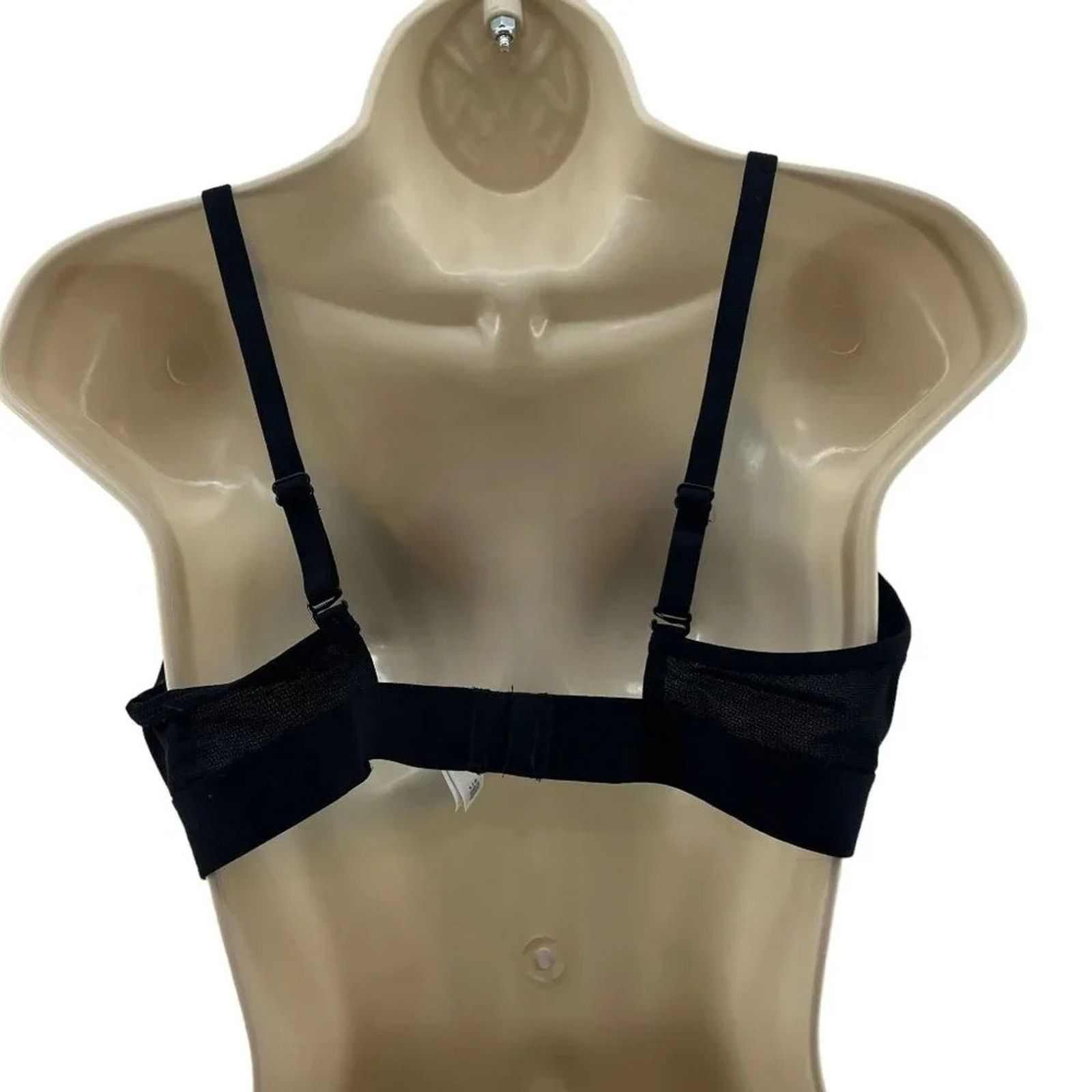Old Navy Old Navy Mesh V-Neck Bralette Top Black Jack Bra Size Large Size ONE SIZE - 7 Thumbnail