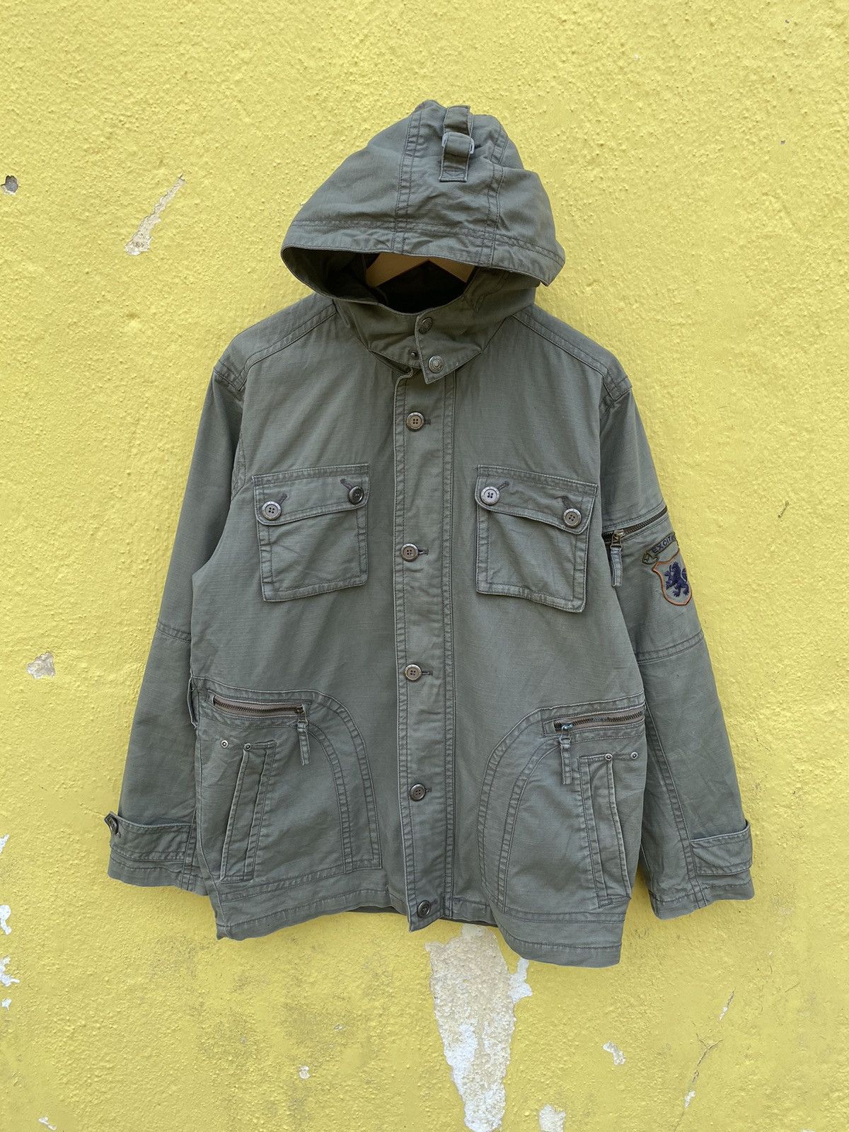 Japanese Brand Clride jeans Multipocket hoodie jacket Size US L / EU 52-54 / 3 - 1 Thumbnail