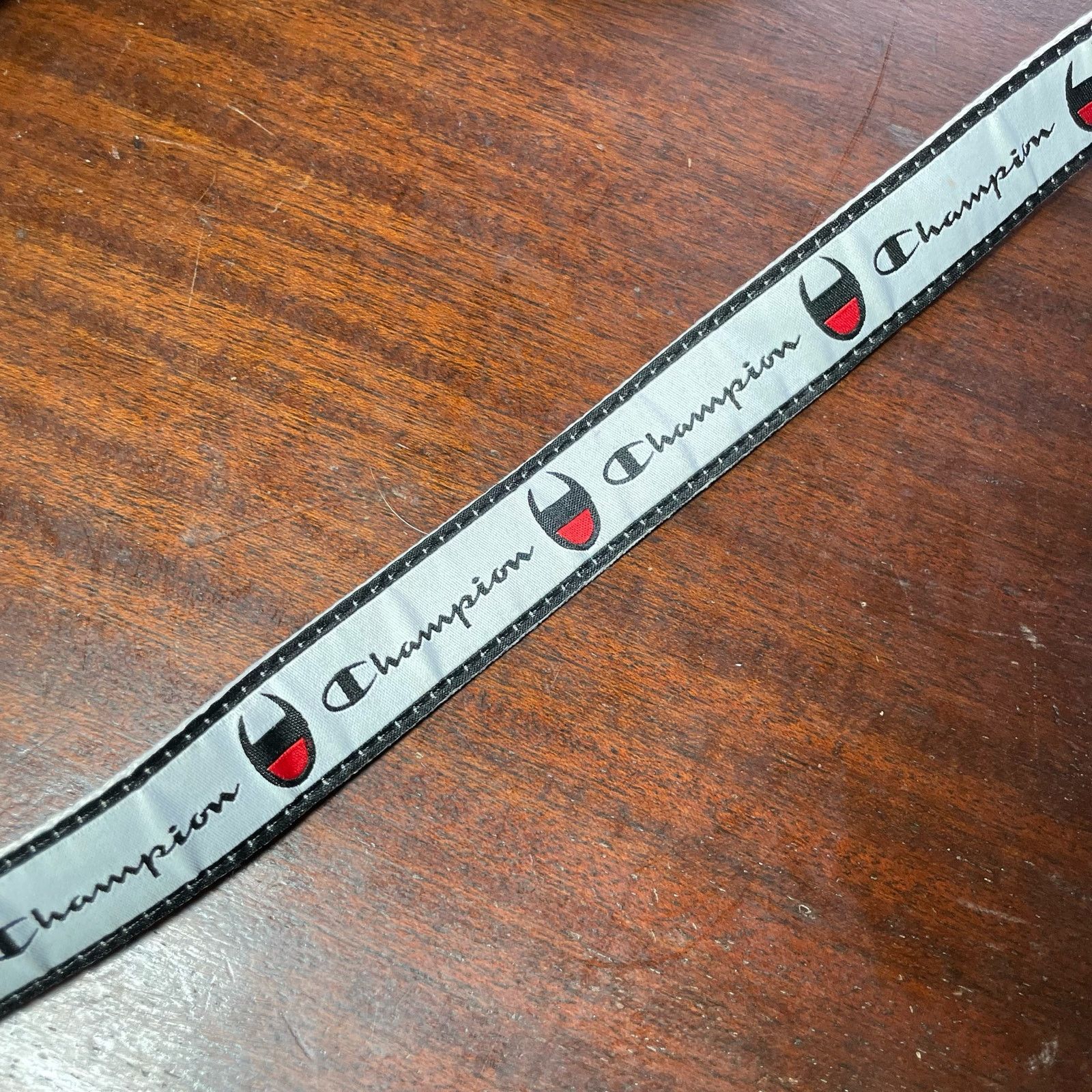 Champion Champion White Cadet Repeating Logo D-Ring Skinny Belt Size ONE SIZE - 6 Thumbnail