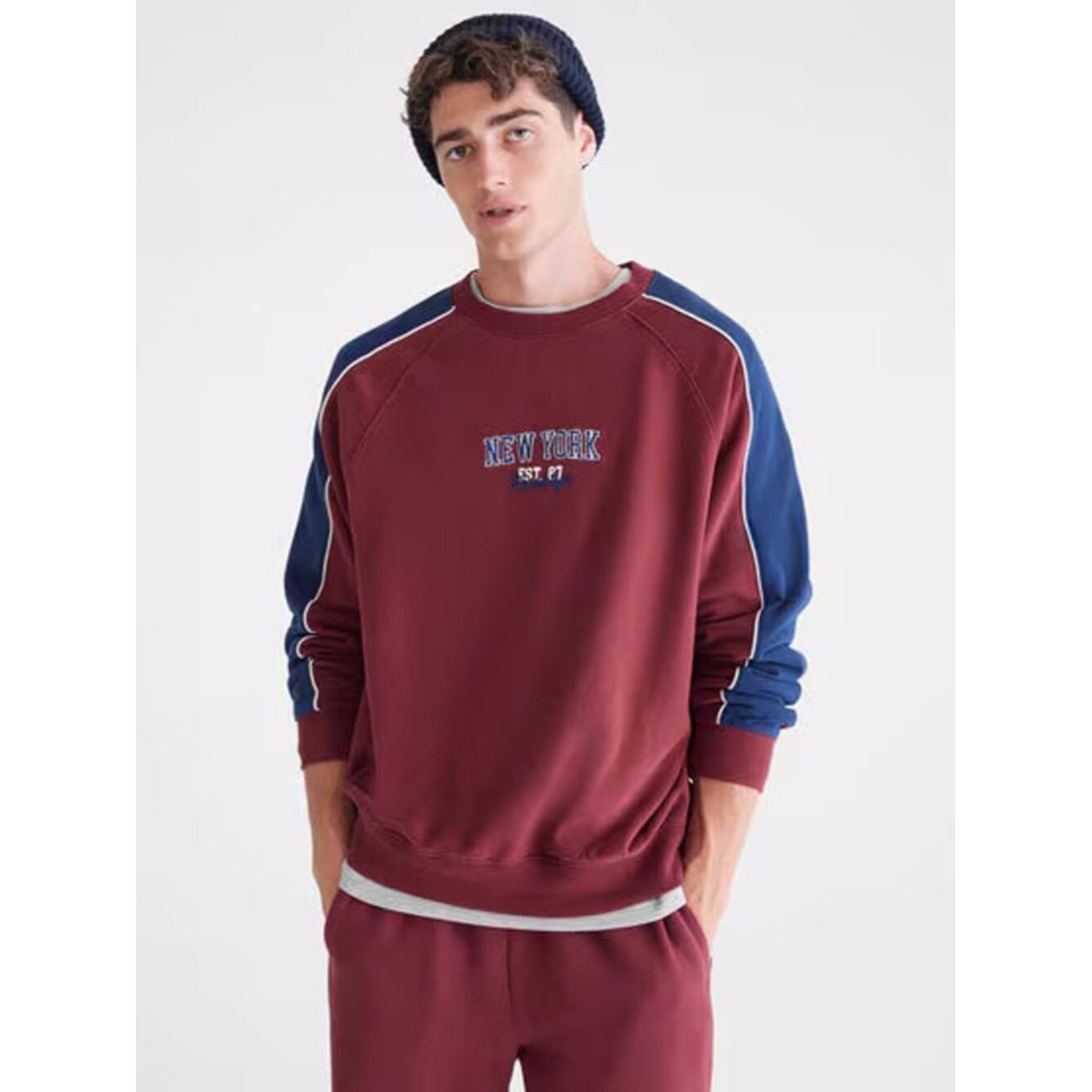 Aeropostale NWT New Aéropostale Cloud Soft New York Sweatshirt In Choco Size US S / EU 44-46 / 1 - 1 Thumbnail