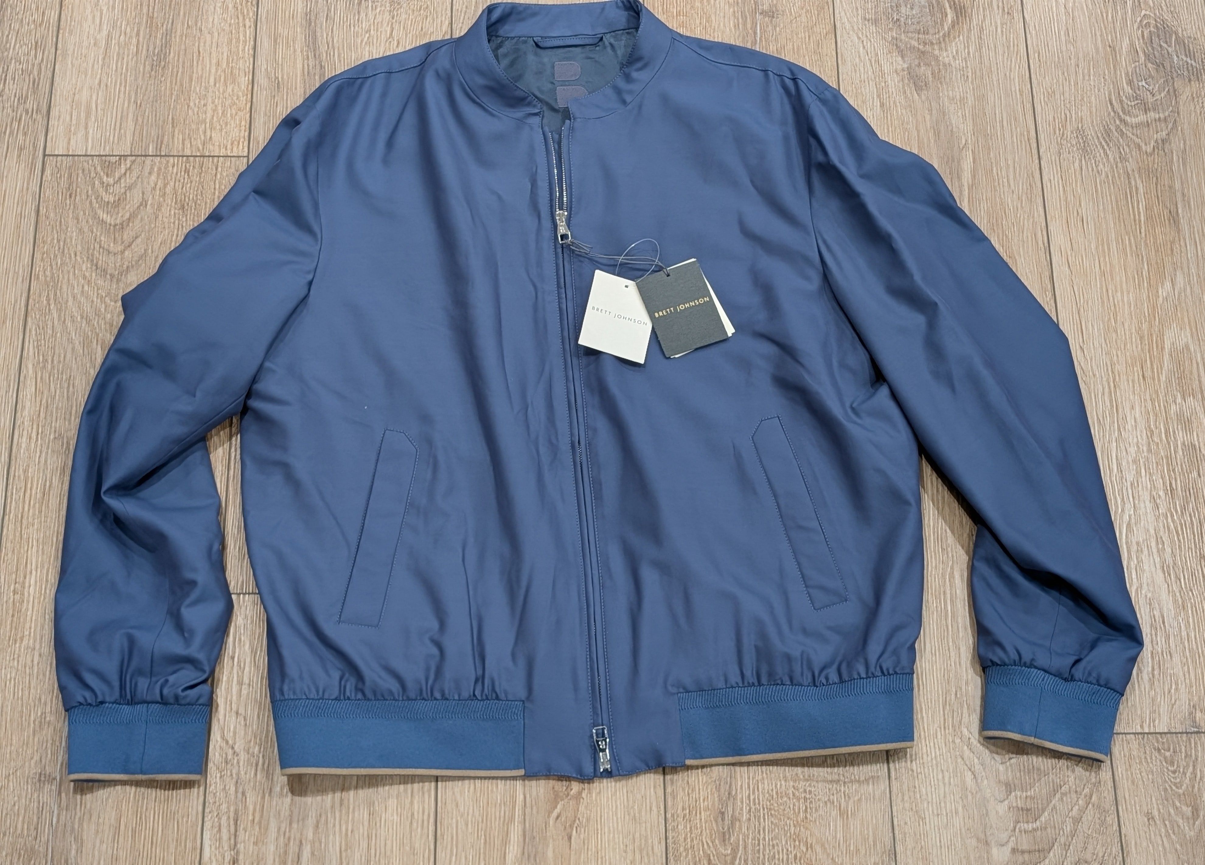 Other Brett Johnson Wool Blend Varsity Jacket Navy 56 US 46 Size US XL / EU 56 / 4 - 1 Thumbnail