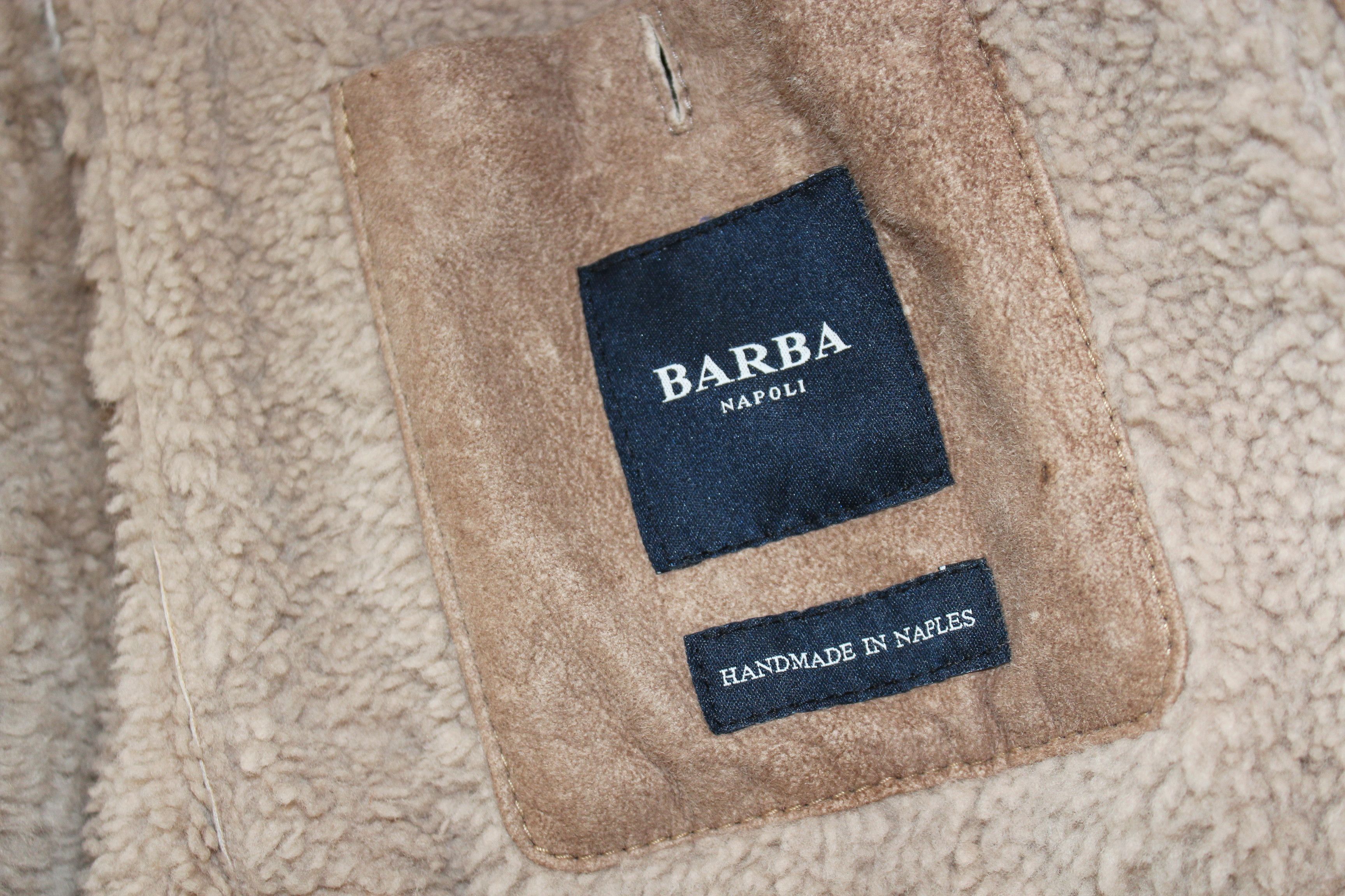 Barba Napoli Barba Napoli Handmade Leather Shearling Jacket Size 46/36 Size US S / EU 44-46 / 1 - 8 Thumbnail