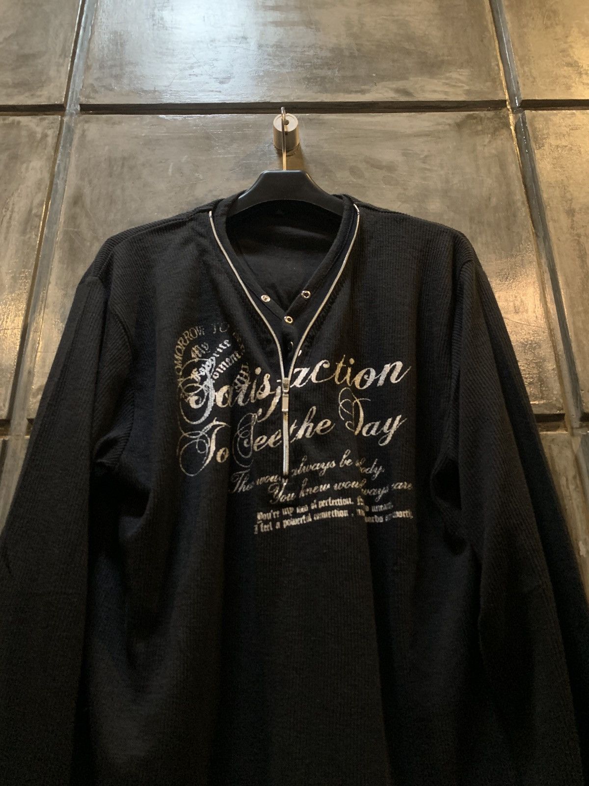 If Six Was Nine 2000s Japanese Archive Vkei Gothic Layered Tee Size US L / EU 52-54 / 3 - 2 Thumbnail