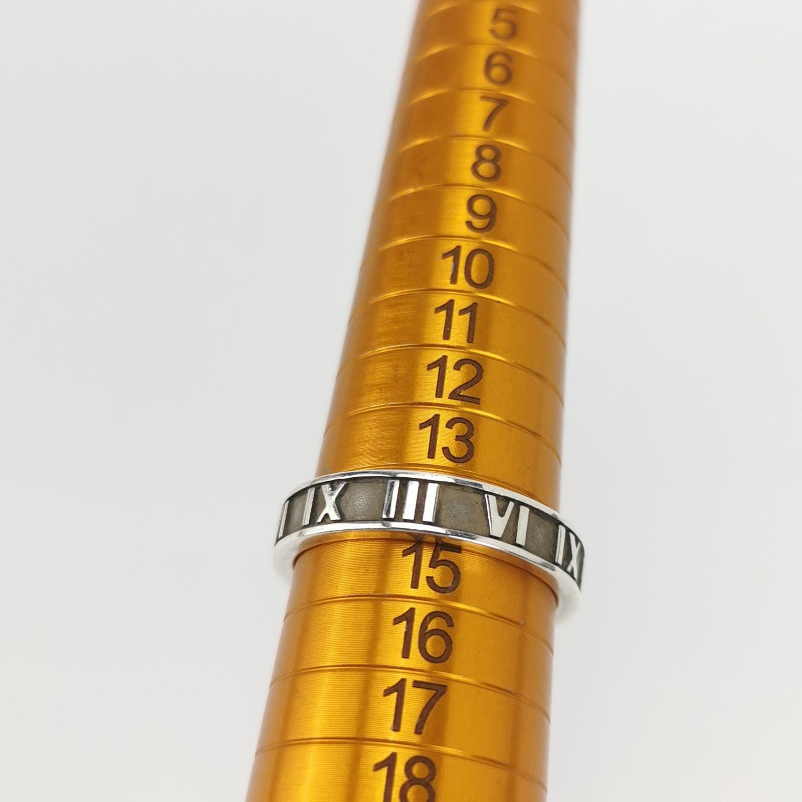 Tiffany & Co. Tiffany & Co. Atlas S925 Roman Numeral Ring Size 14 -z2505 Size ONE SIZE - 4 Thumbnail