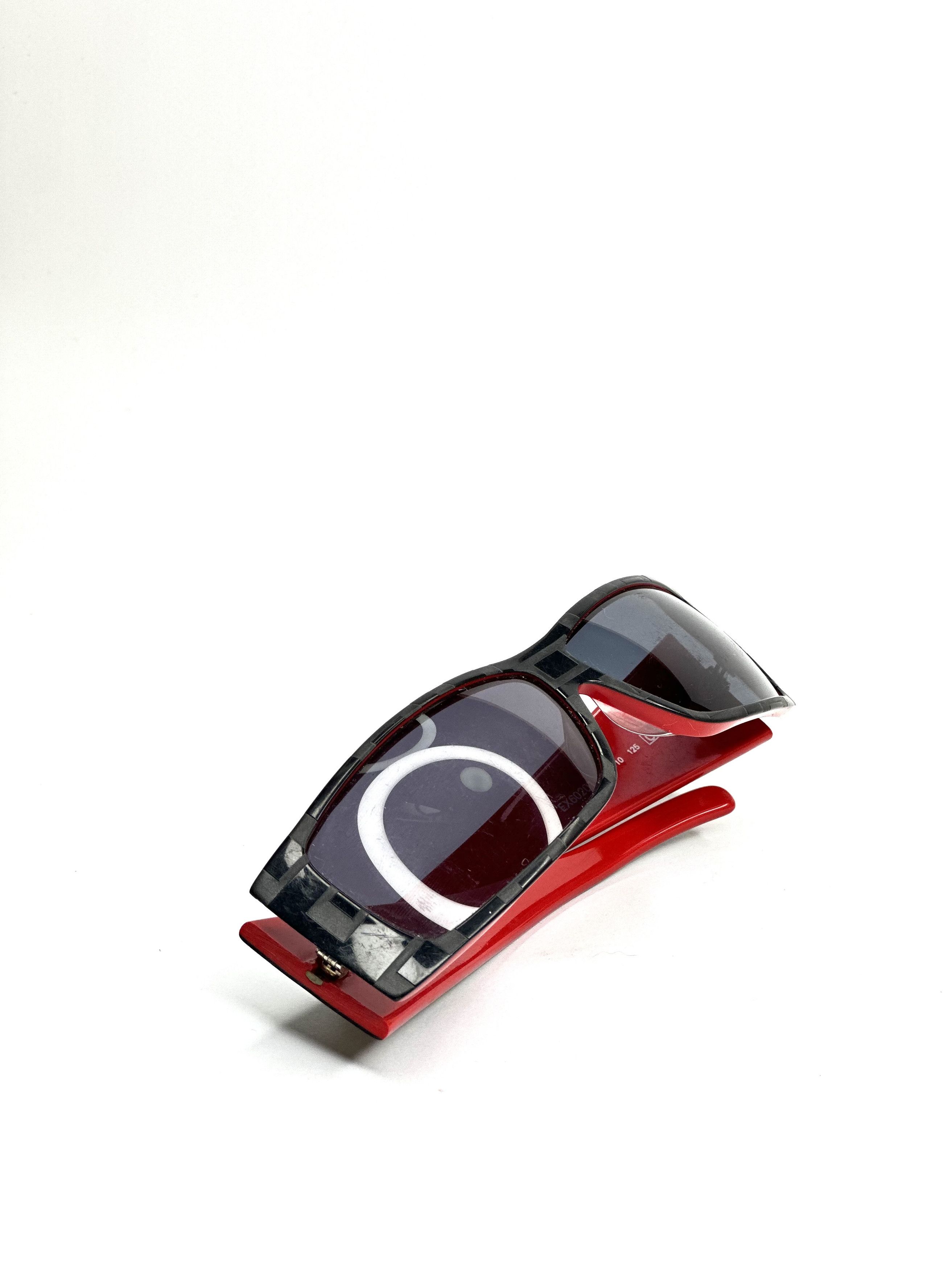 Vintage Exte modern italian vintage designer avant garde sunglasses Size ONE SIZE - 9 Thumbnail