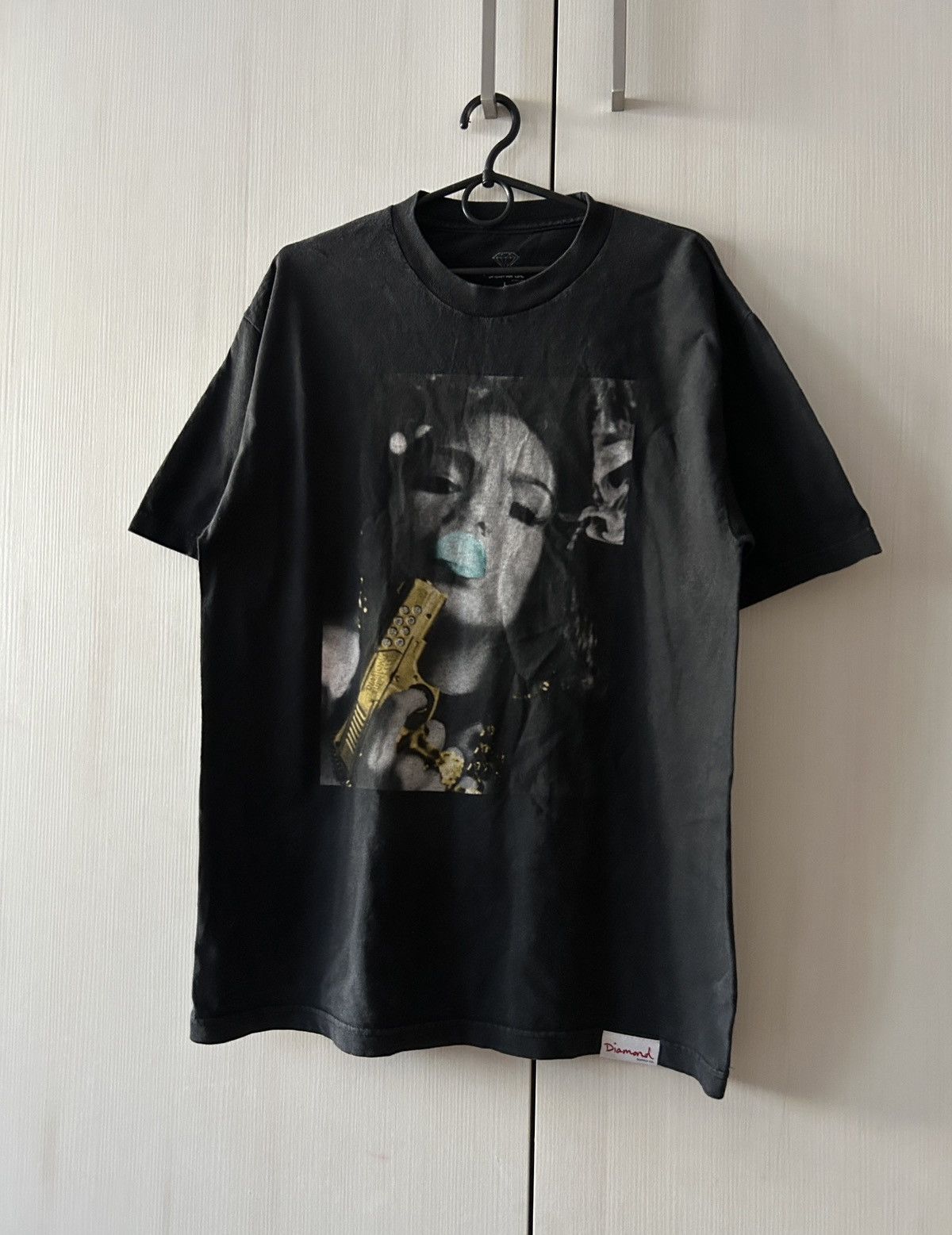 Diamond Supply Co. Vintage Diamond Supply x Cassie co Guns big logo shirt mens Size US L / EU 52-54 / 3 - 1 Thumbnail