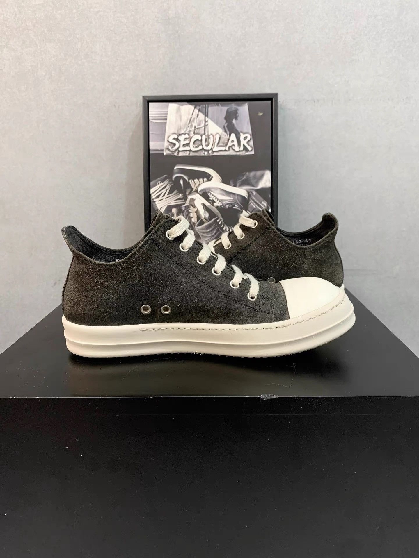 Rick Owens Rick Owens Mainline Leather Ramones K34 Size US 8 / EU 41 - 5 Thumbnail