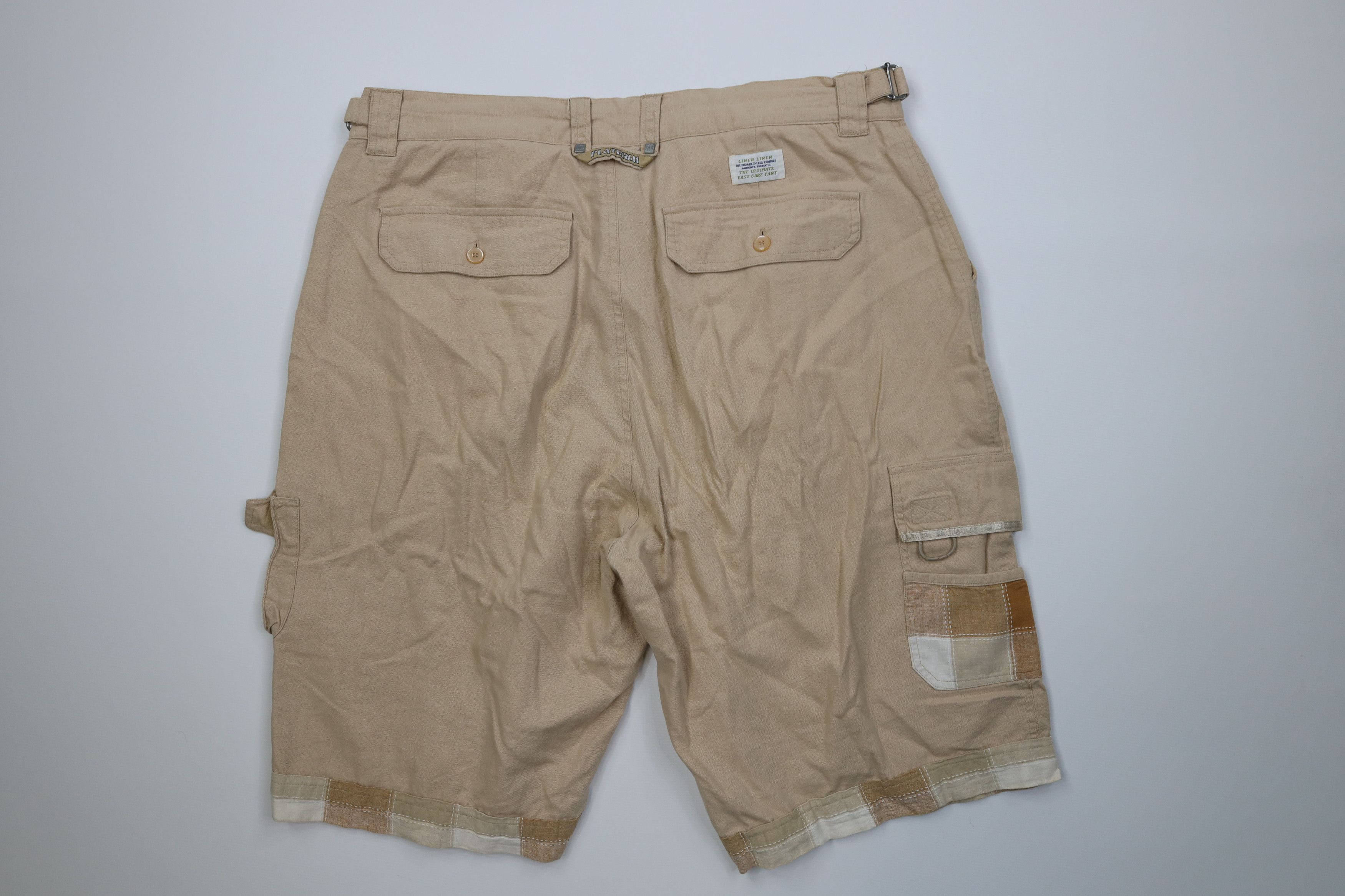 Vintage Vintage 90s Y2K Streetwear Blend Baggy Cargo Shorts Beige Size US 38 / EU 54 - 10 Thumbnail