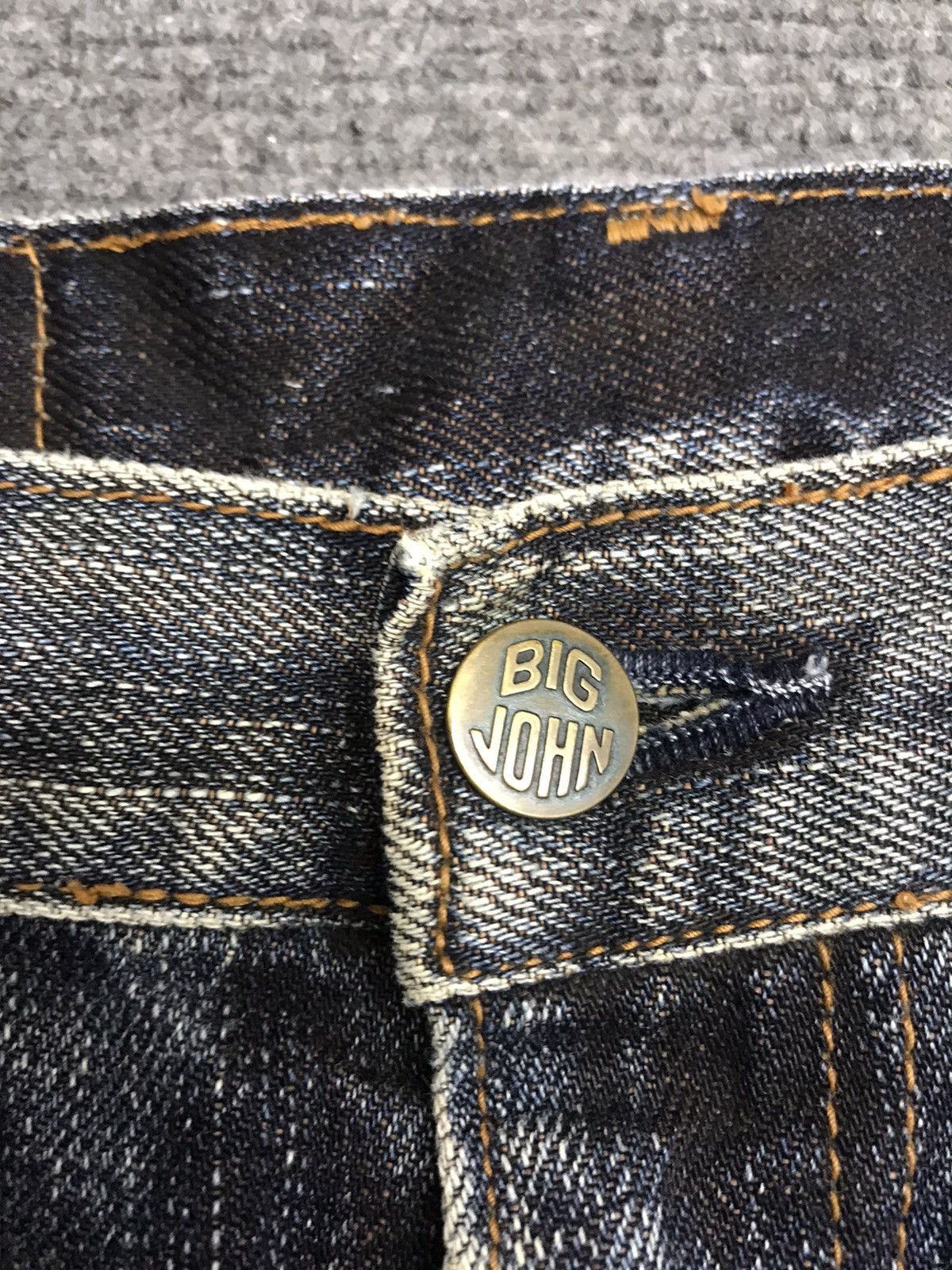 Big John × Vintage 💥FLARE💥VINTAGE BIG JOHN JAPAN STONEWASH FLARE DENIM F452 Size US 29 - 9 Thumbnail