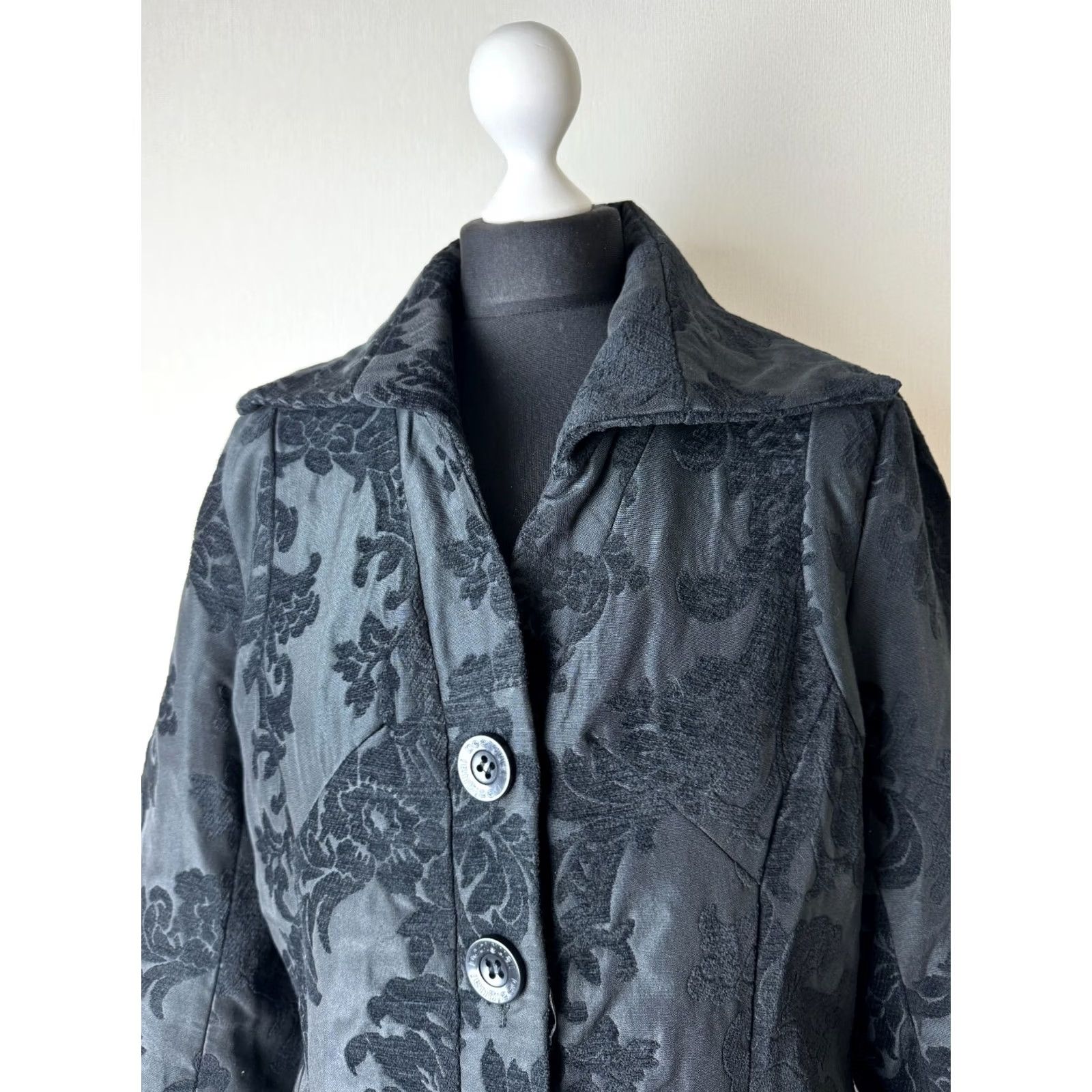 Desigual Desigual Coat Womens Size 46 Multicoloured Cotton Blend Overcoat Jacket 46 Womens Size L / US 10 / IT 46 - 2 Thumbnail