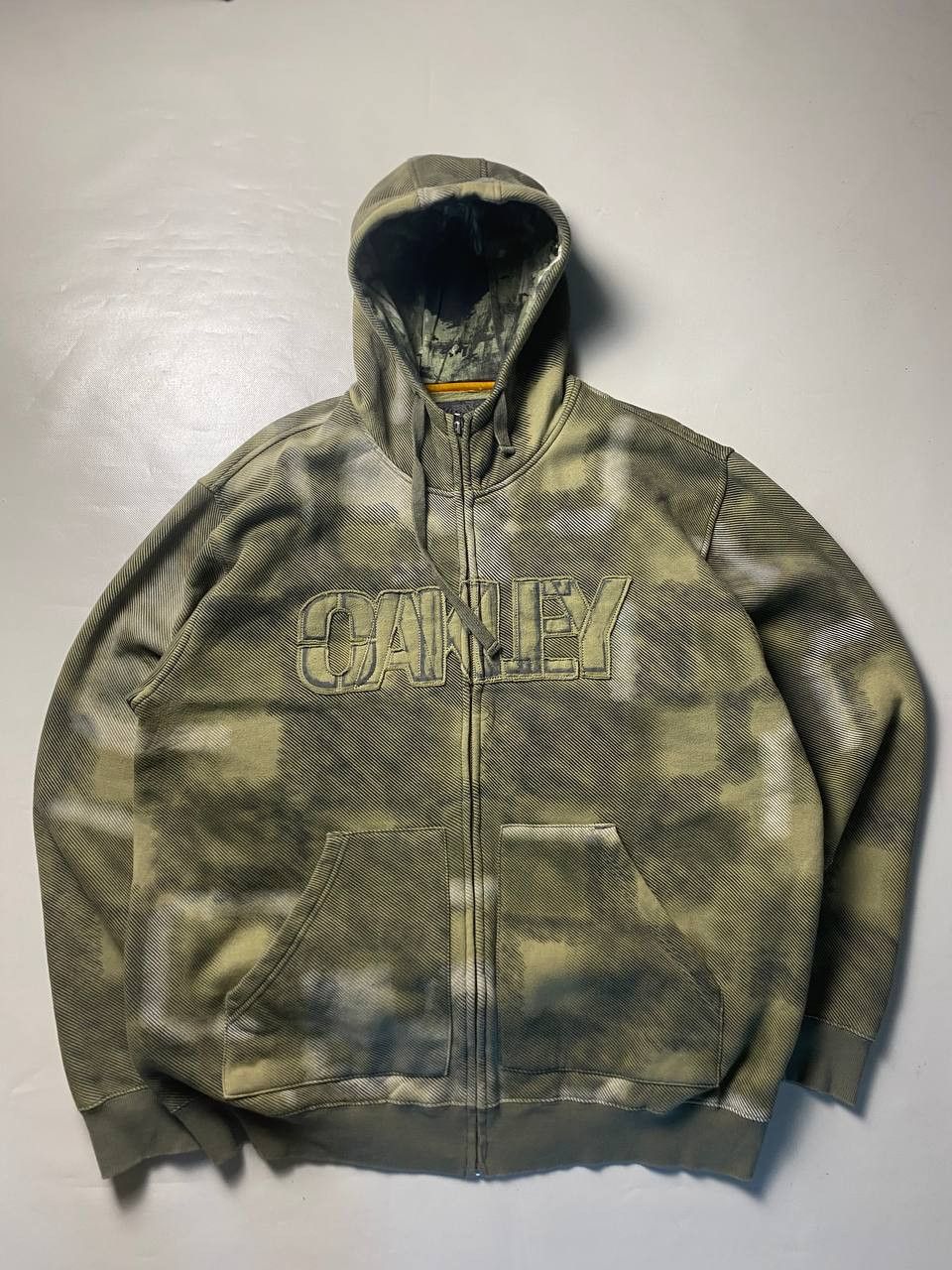 Vintage Oakley 90's Zip-Hoodie Y2K