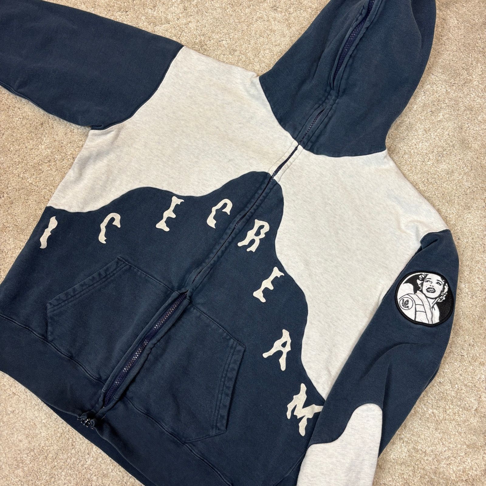 Billionaire Boys Club × Icecream × Pharrell Rare Vintage Ice Cream Billionaire Boys Club Full Zip Hoodie Size US L / EU 52-54 / 3 - 2 Thumbnail