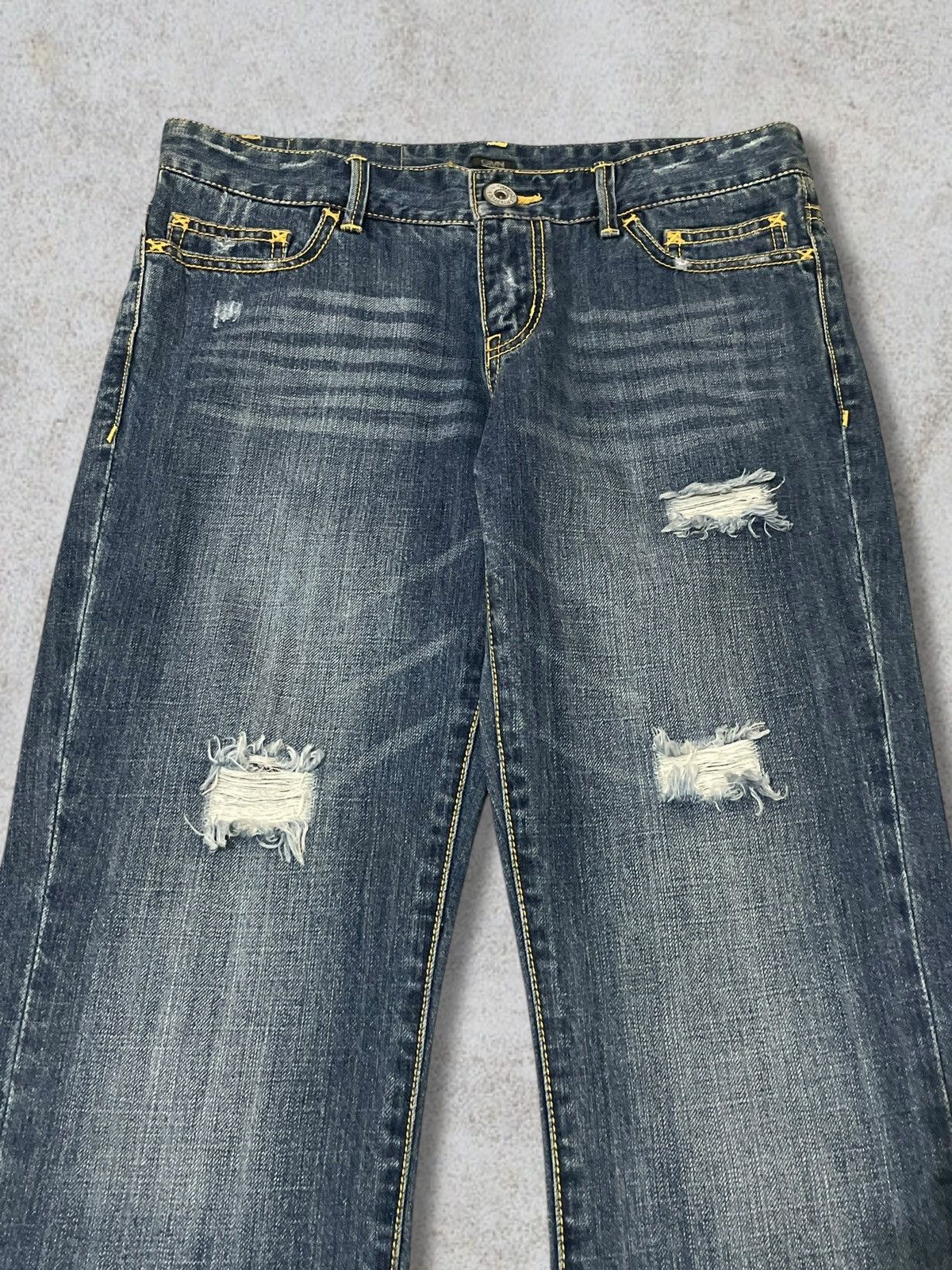 Japanese Brand Japanese GMN Quarter Gemini Stars Sprinkle Punk Jeans Size 30" / US 8 / IT 44 - 3 Thumbnail