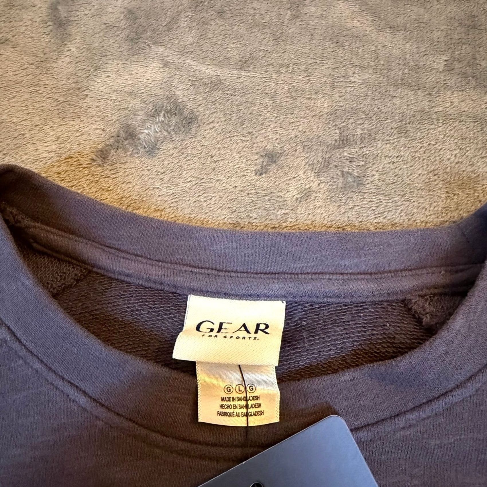 Vintage Gear For Sports Blue Crewneck Sweatshirt Mens L NWT Collegiate Pockets Graphic Print Vintage? No (adjusted) Size US L / EU 52-54 / 3 - 3 Thumbnail