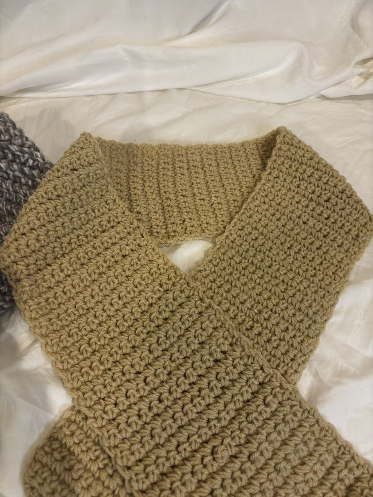Other 2 hand knit Scarves.wm301 Size ONE SIZE - 3 Thumbnail