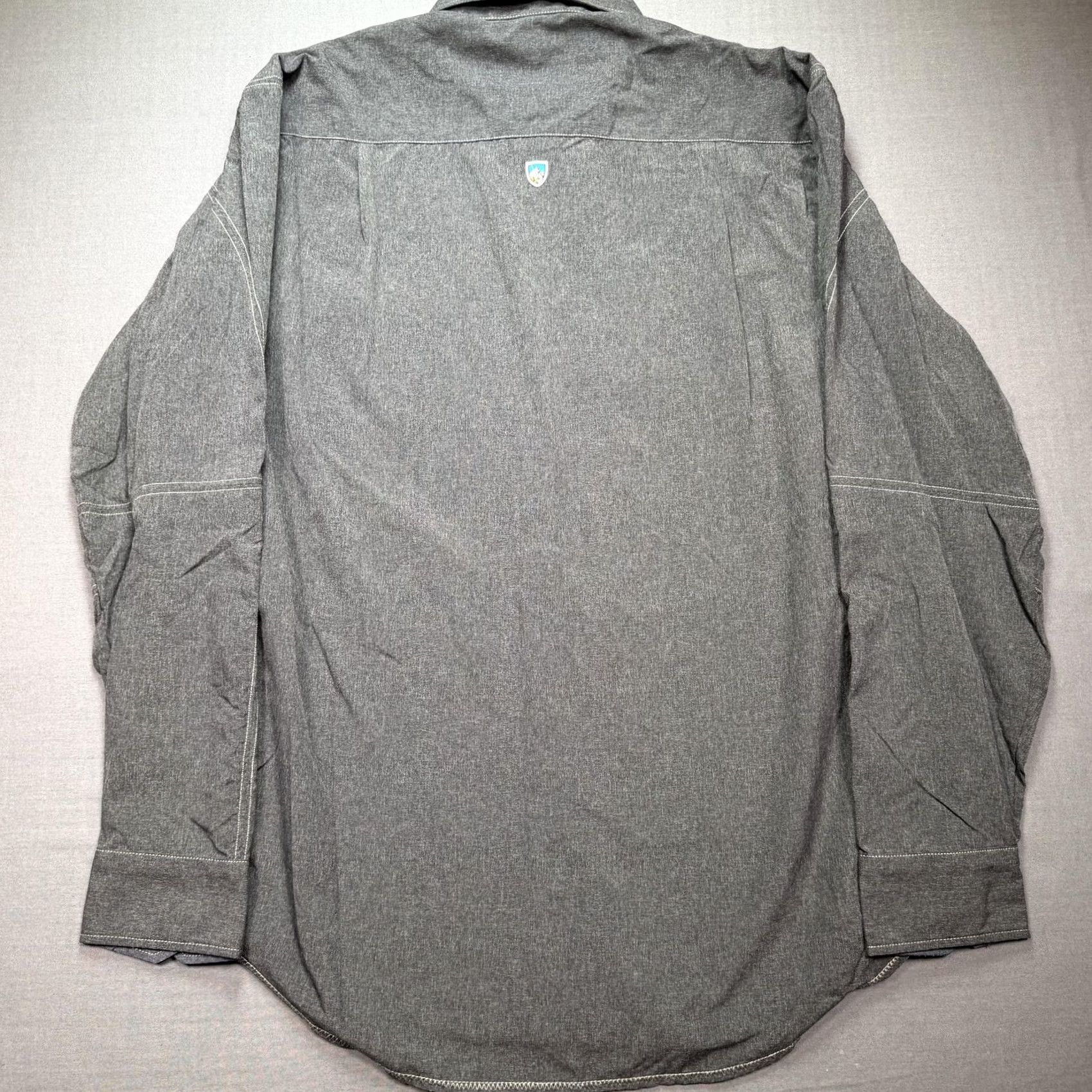 Vintage Kuhl Shirt Mens M Gray Long Sleeve Button Up Nylon Outdoor Hiking Casual Size US M / EU 48-50 / 2 - 4 Thumbnail